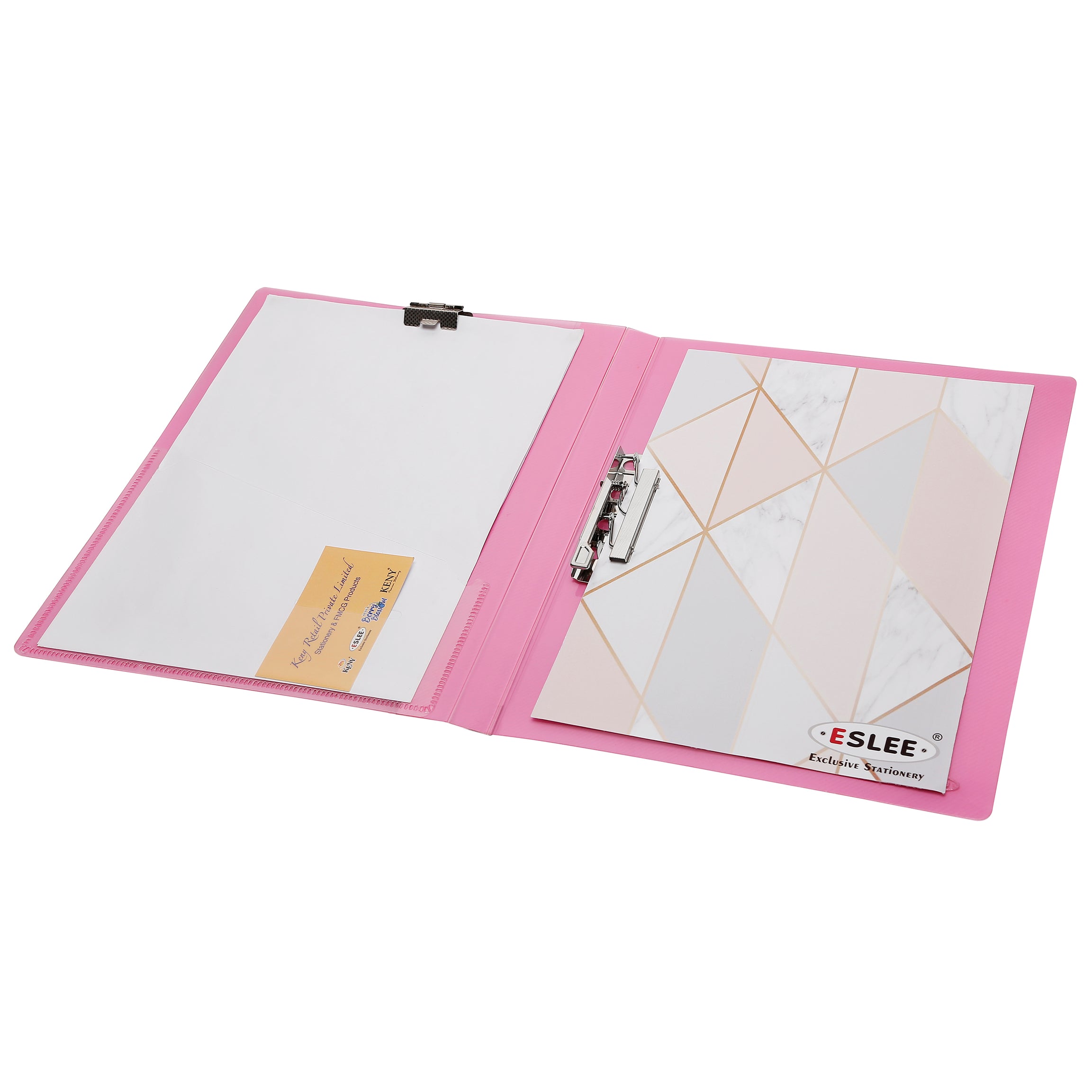 Eslee Crossline Double Clip File | Timex & Wire Clip | A4 Size
