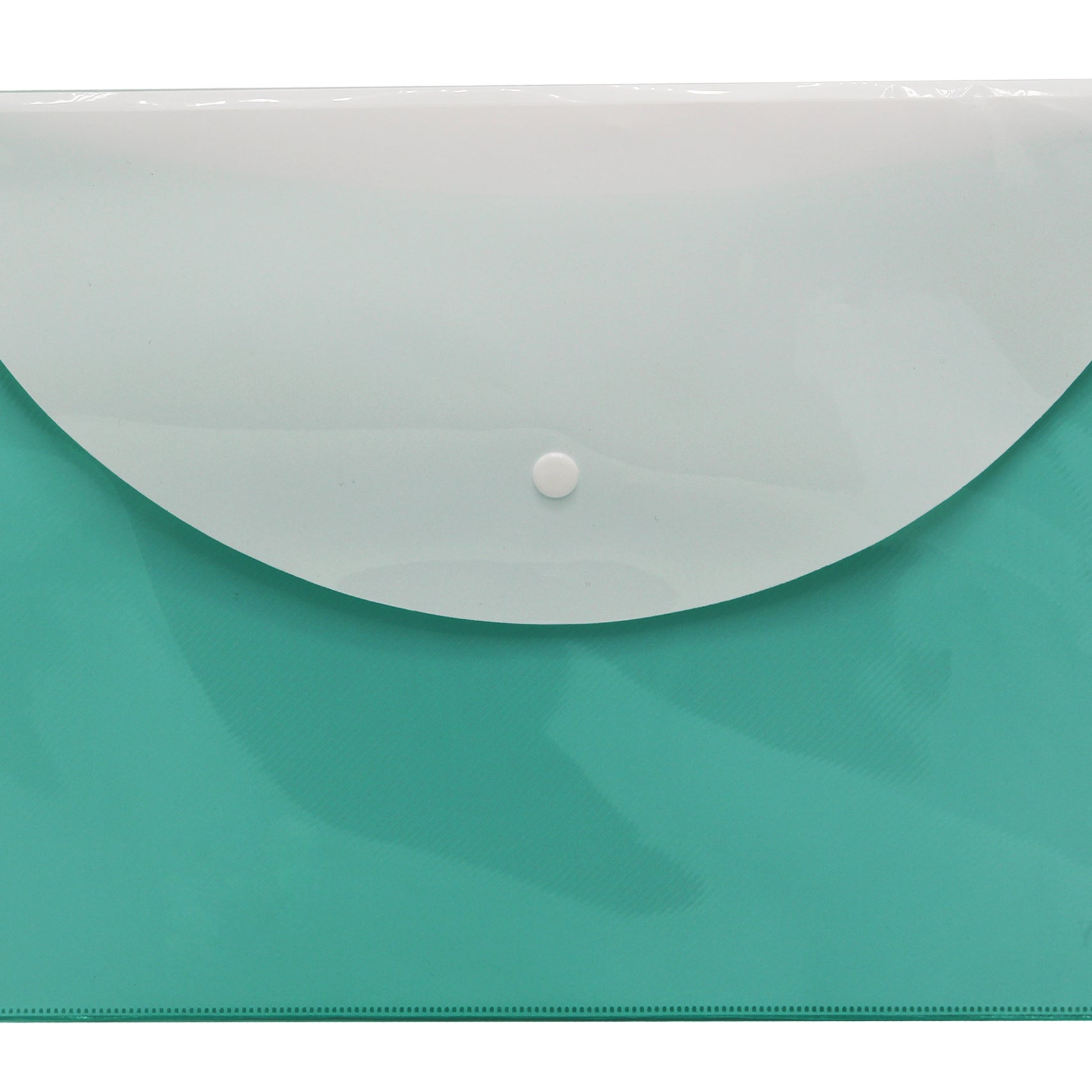 Keny My Clear Bag | Envelope Button File with Back Pocket | FC Size