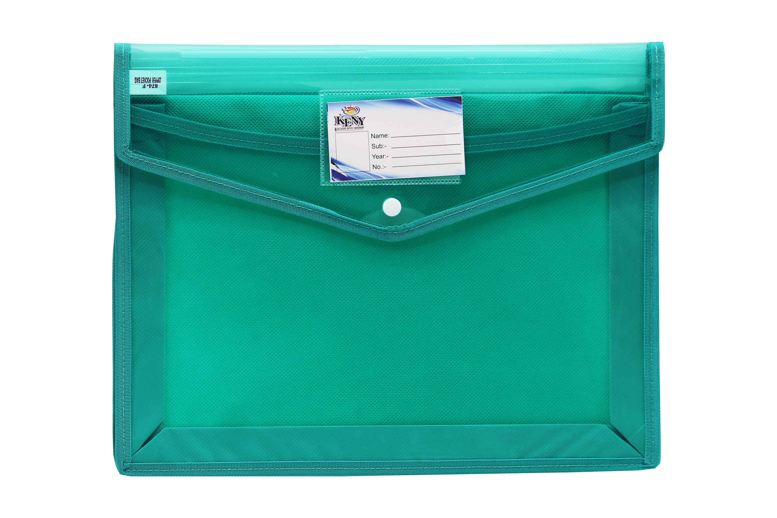 Keny Document Wallet With Back Pocket | Expandable Folder | FC Size