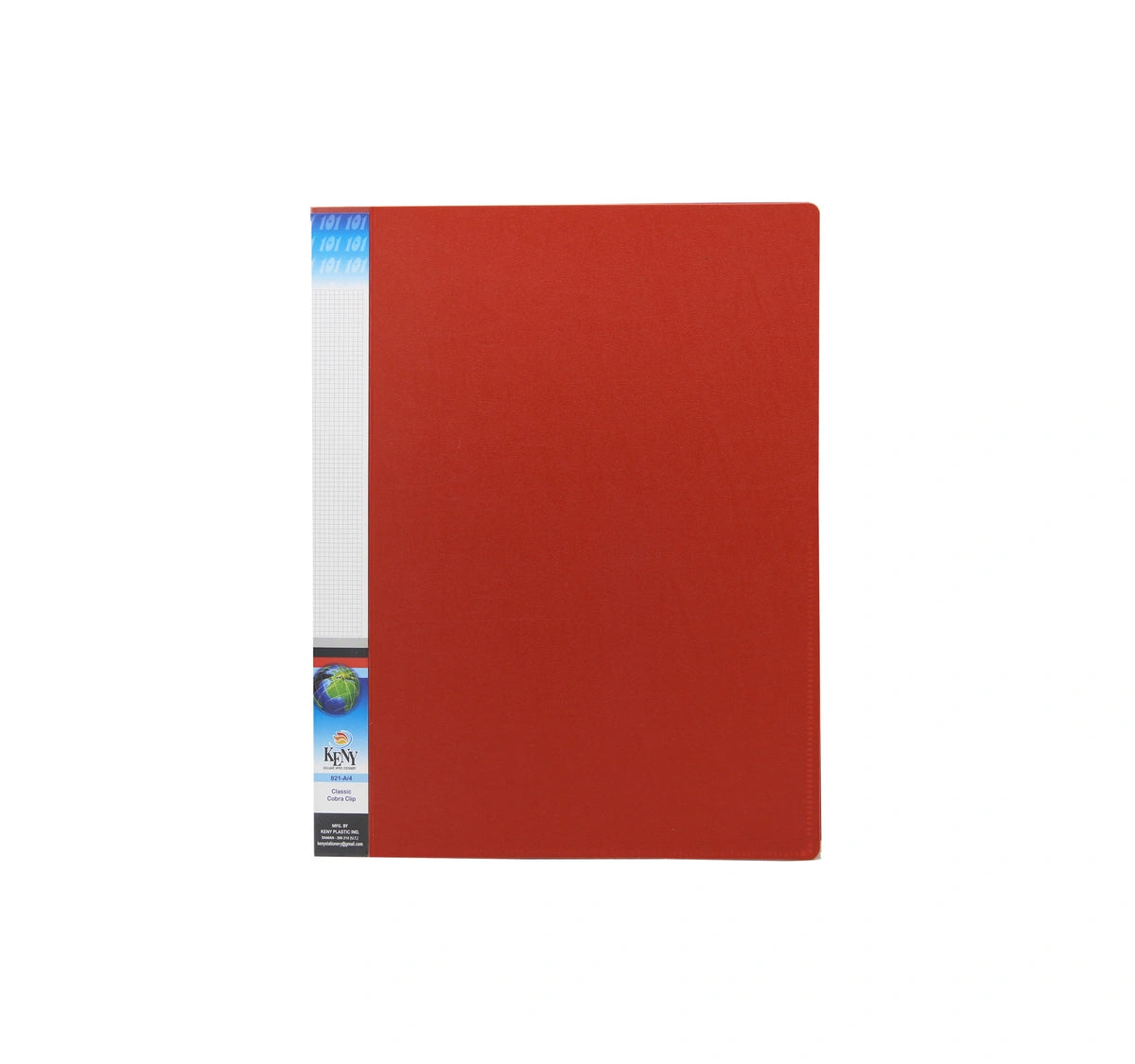 Keny Display File | Clear Leaves | Best for A4 Size Papers | 20 Folders | Plastic Clip | (851A/20F)