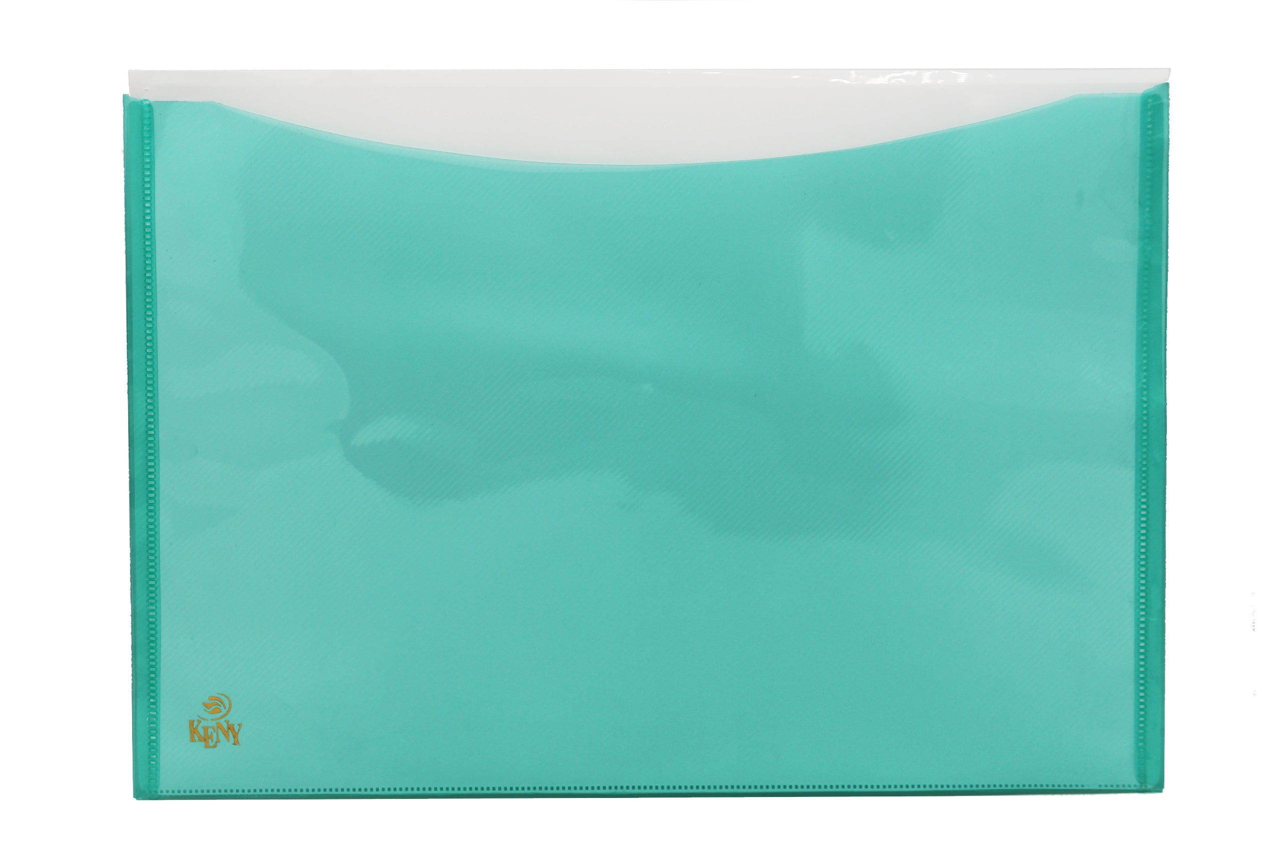 Keny My Clear Bag | Envelope Button File with Back Pocket | FC Size