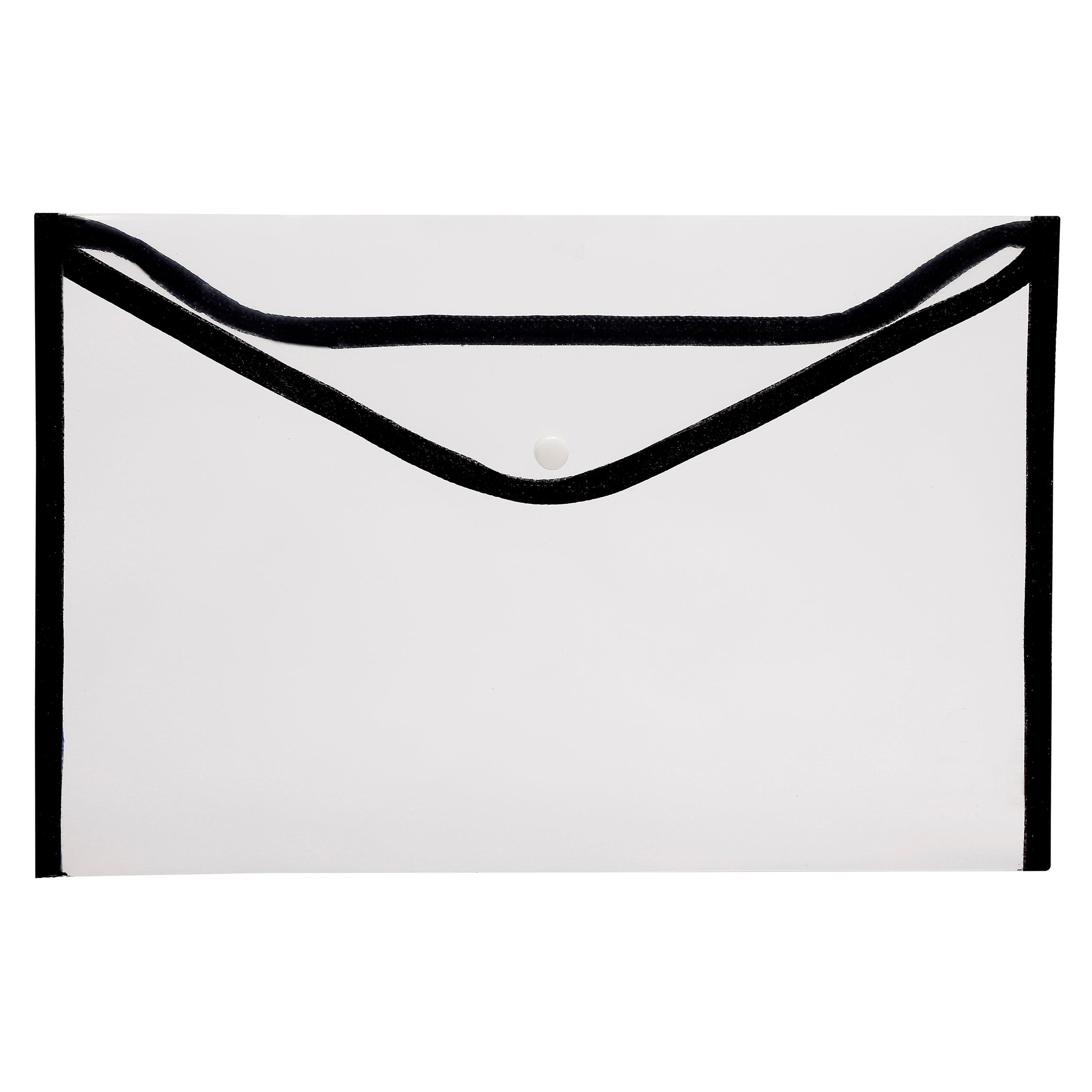 Eslee Crossline Envelope File | With Stitch Border | A4 Size