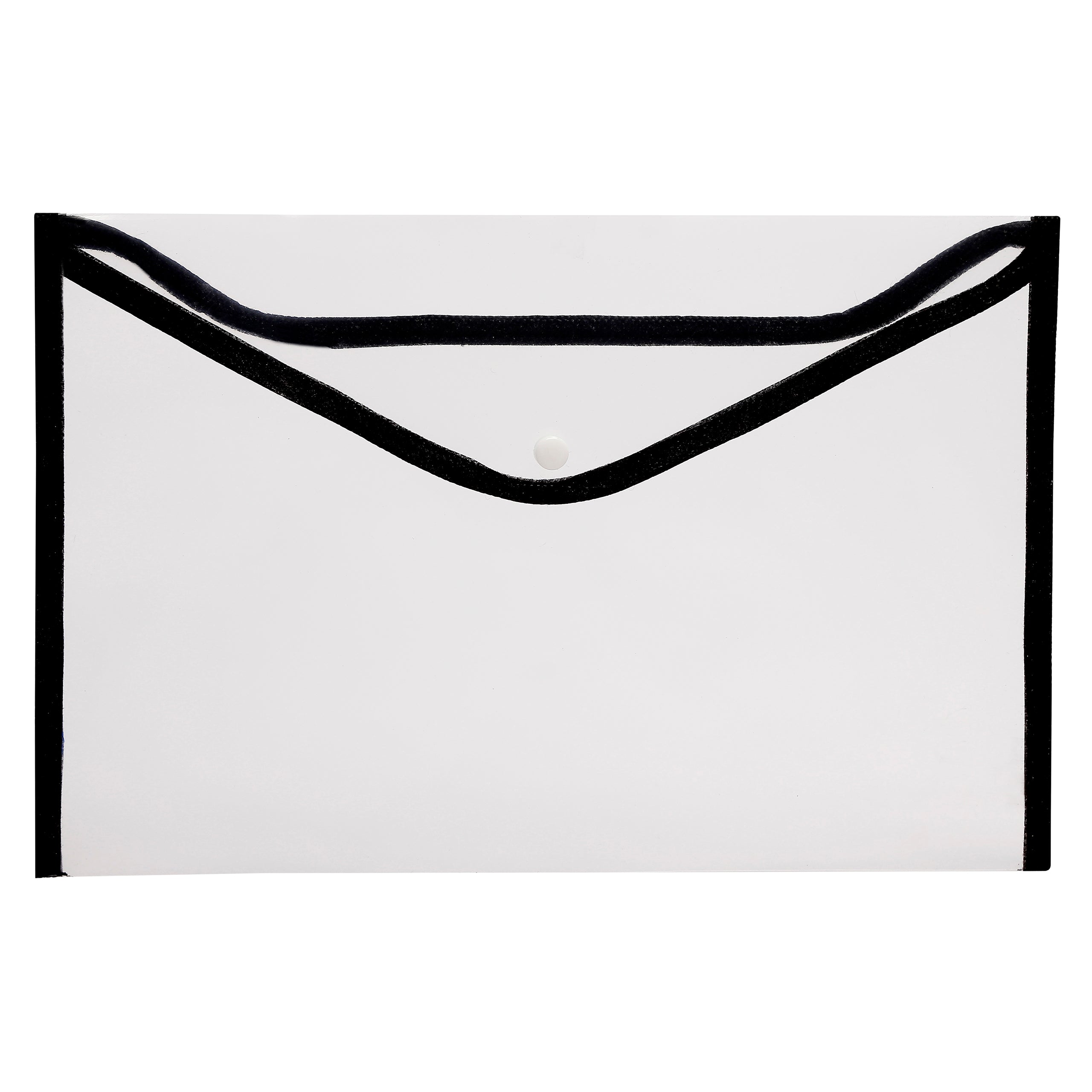 Eslee Crossline Envelope File | With Stitch Border | A4 Size