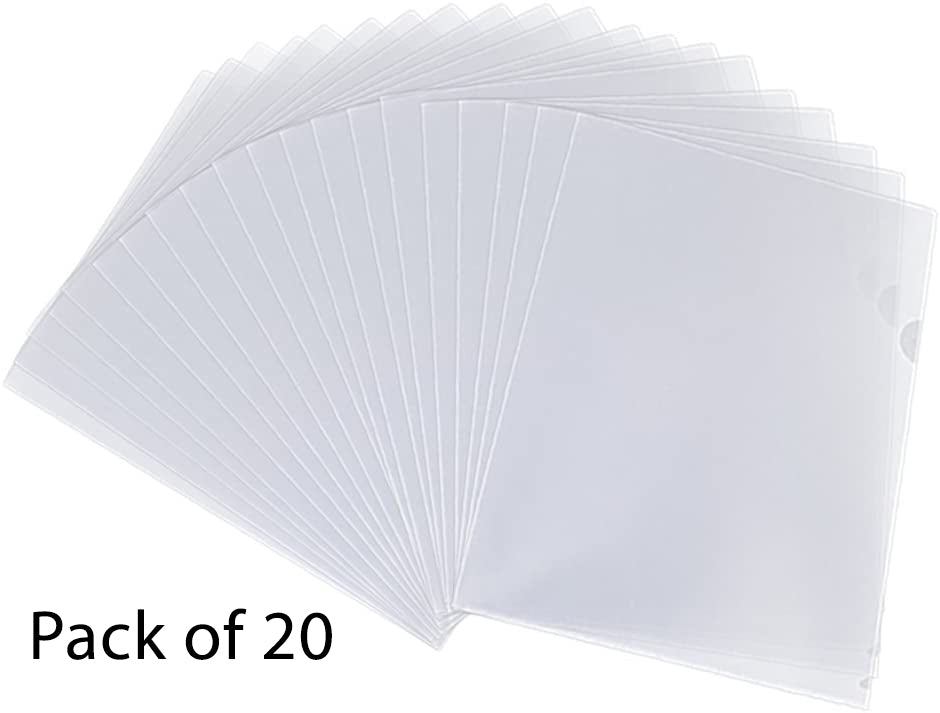 Keny L Folder | Standard Jackets | A4 Size | Pack of 20