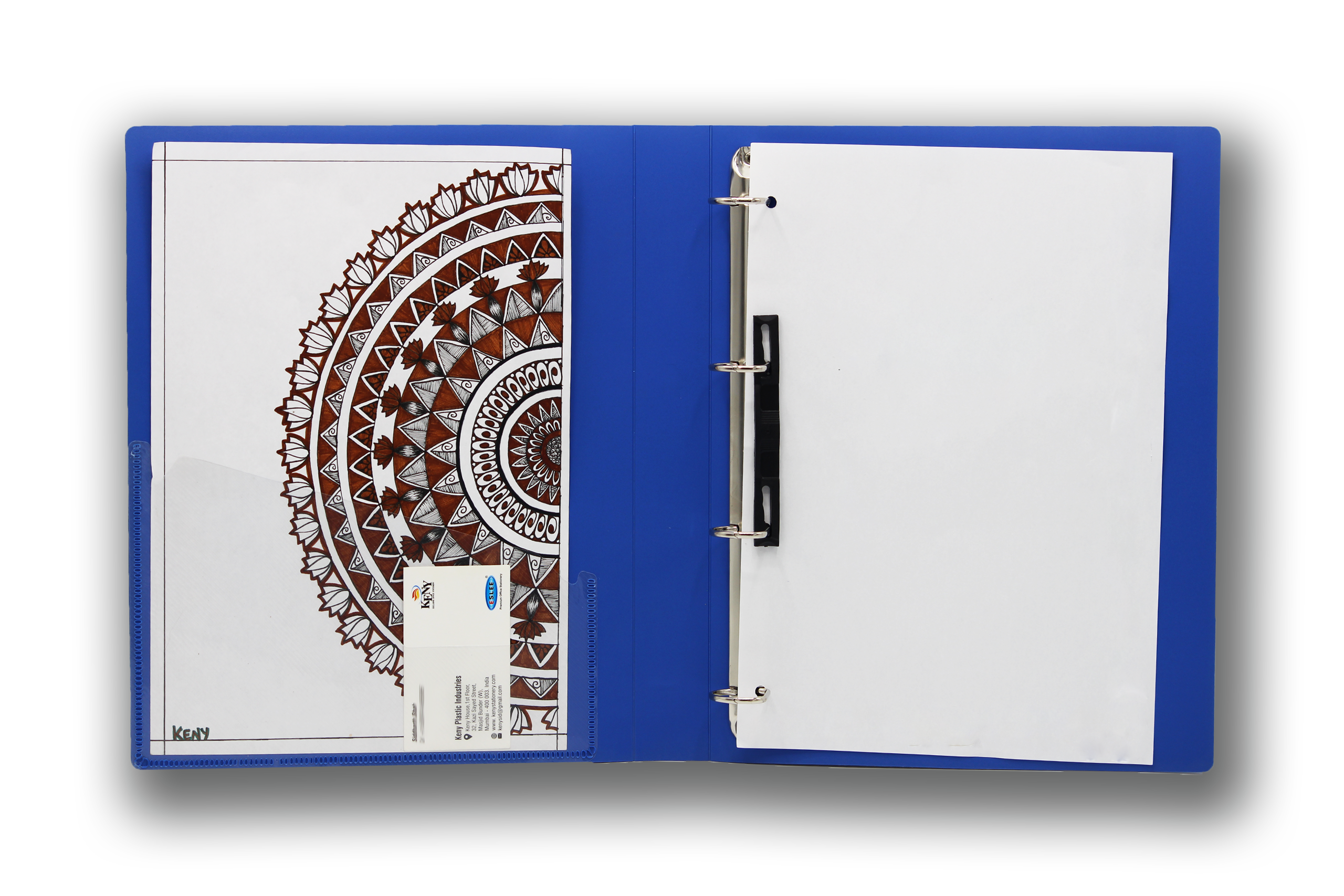 Keny Ring Binder File | 4D 25 mm Clip | Thin File | A4 Size