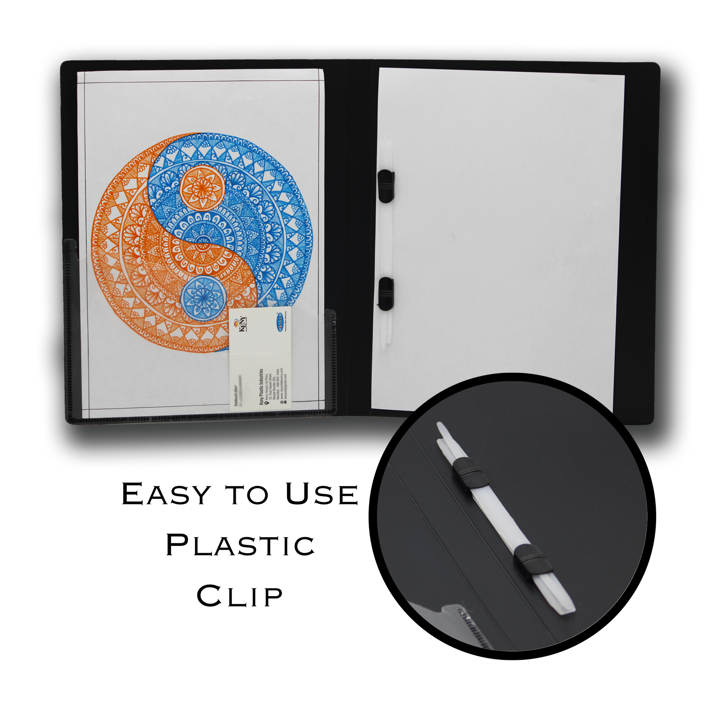 Keny Punchless Clip File | A4 Size