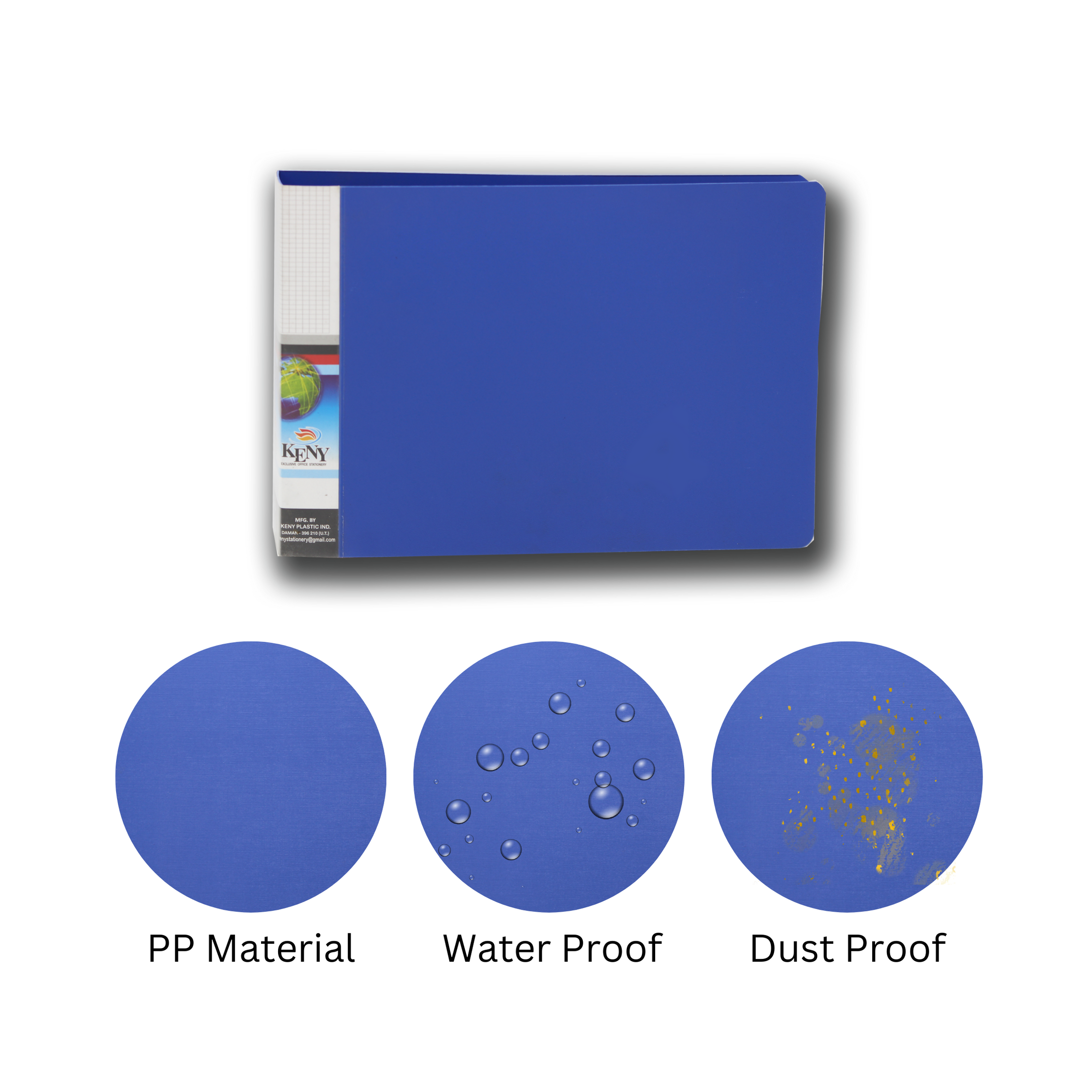 Keny Ring Binder File | 2D 25 mm Clip | Voucher Size