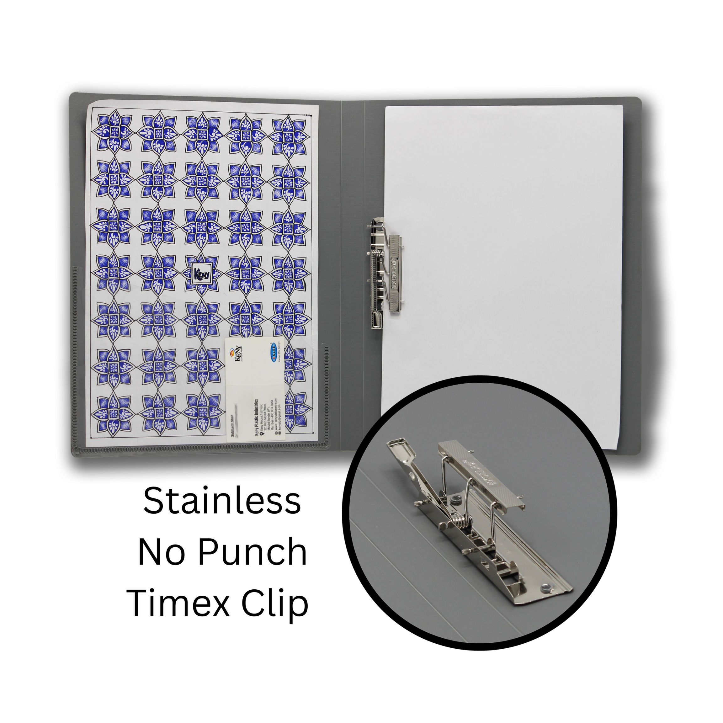 Keny Plastic Clip File | FC Size