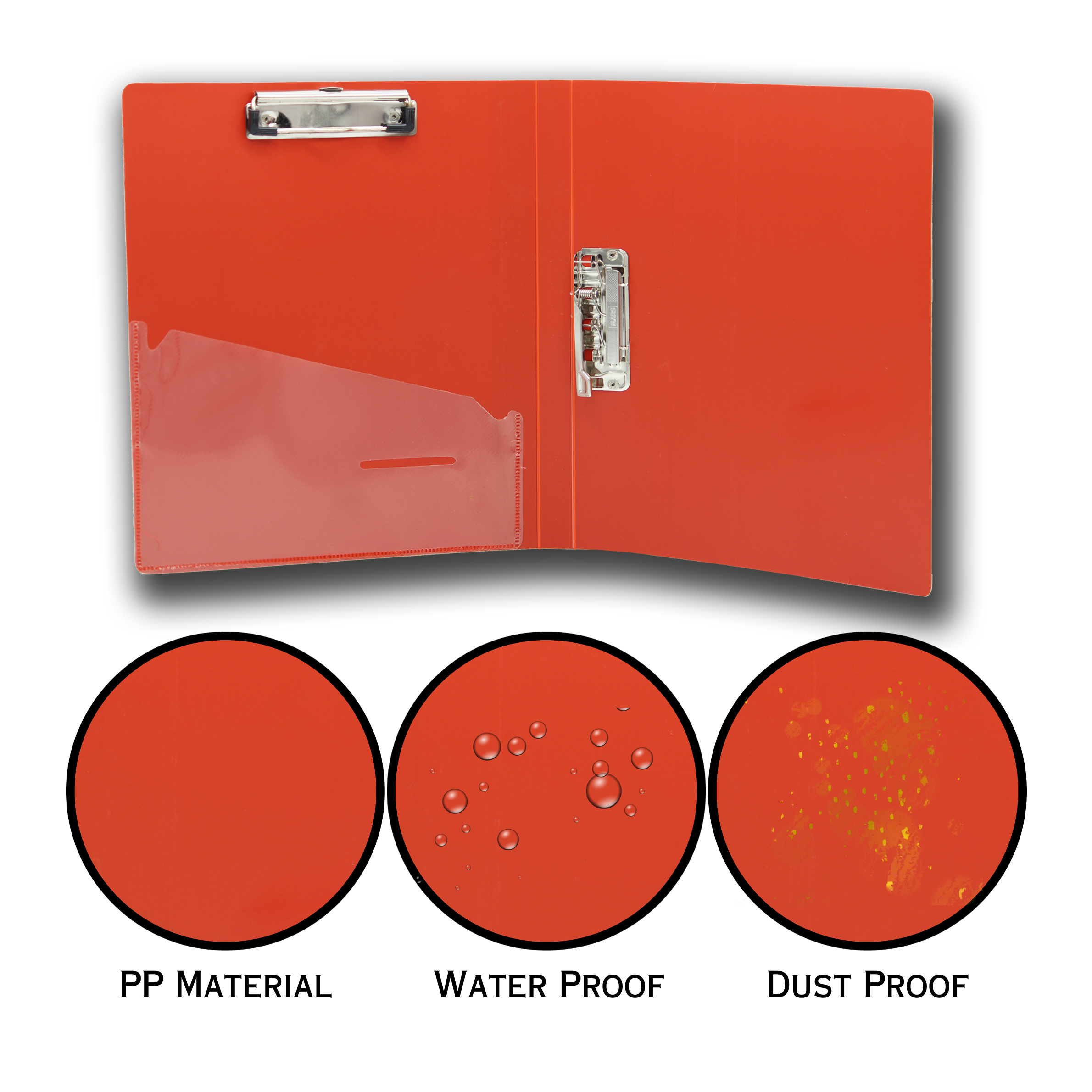 Keny Double Clip File | With Timex & Wire Clip | A4 Size