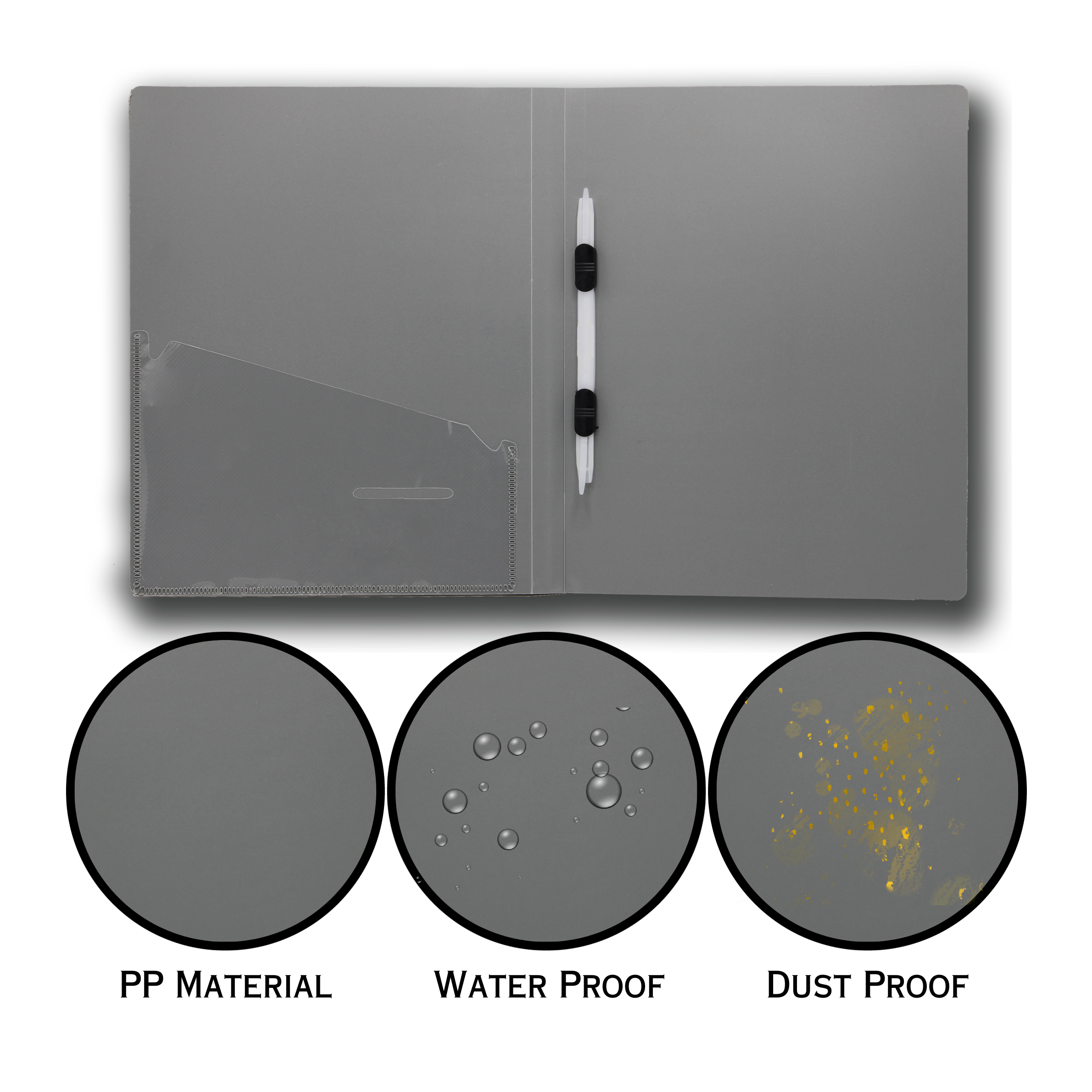 Keny Punchless Clip File | A4 Size