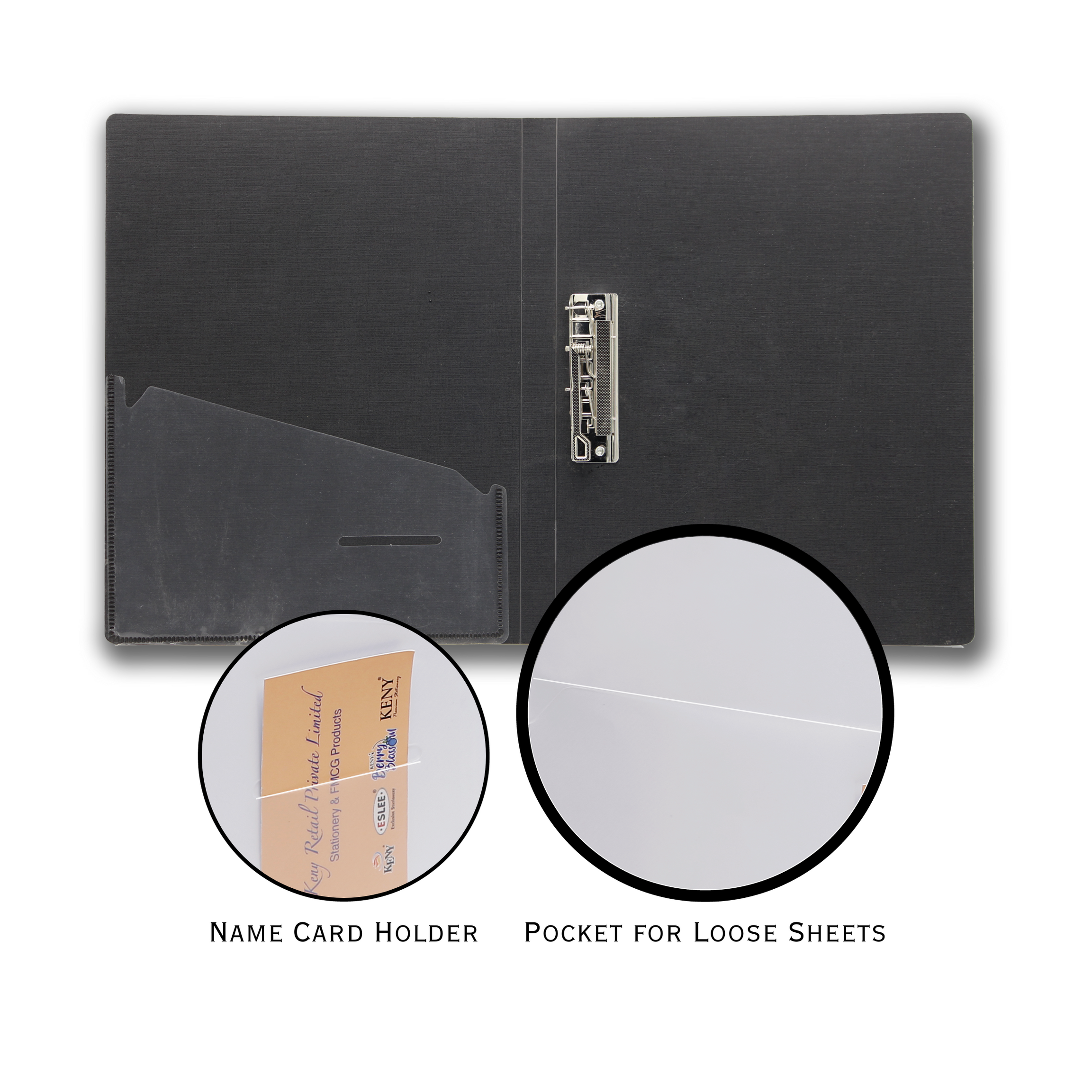 Keny Plastic Clip File | FC Size