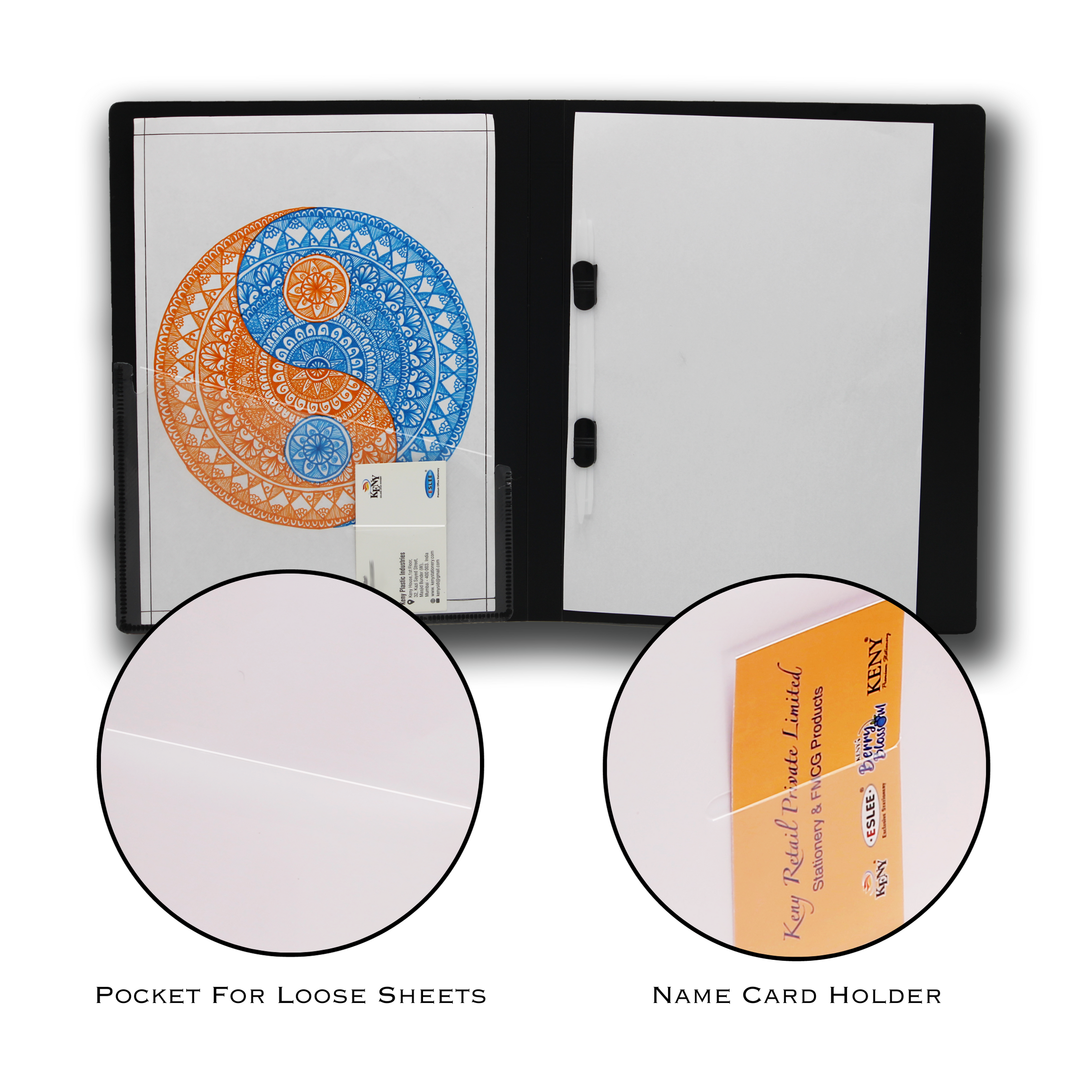 Keny Punchless Clip File | A4 Size