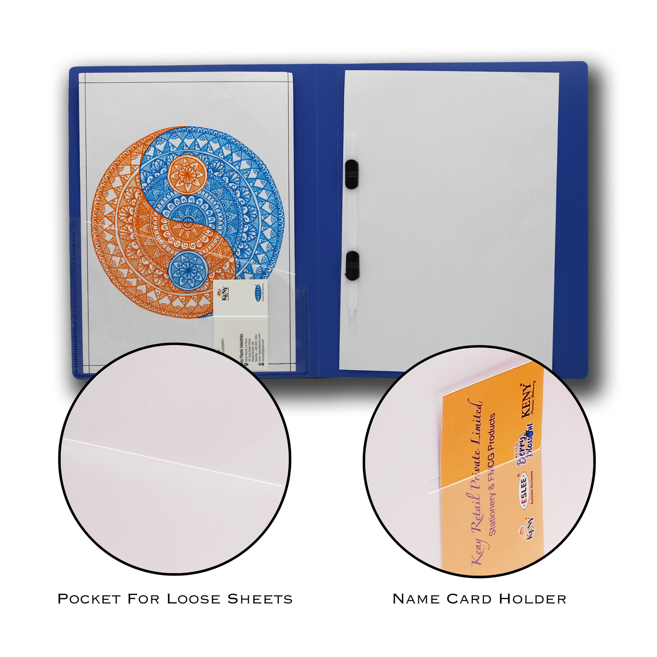 Keny Punchless Clip File | A4 Size