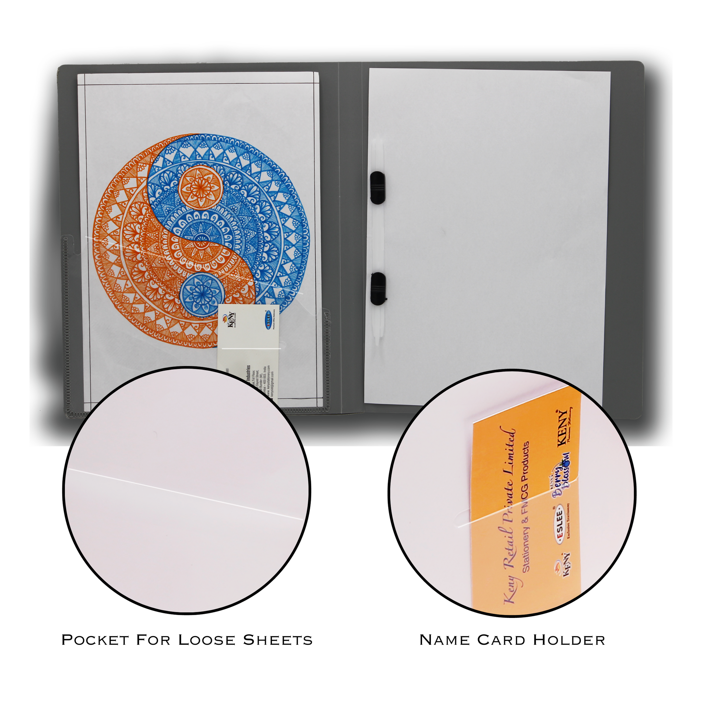 Keny Punchless Clip File | A4 Size