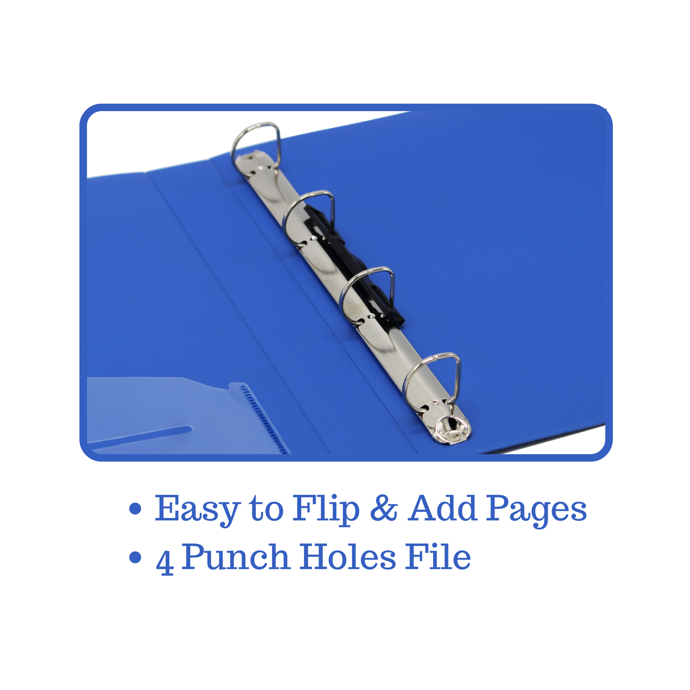 Keny Ring Binder File | 4D 25 mm Clip | Thin File | A4 Size