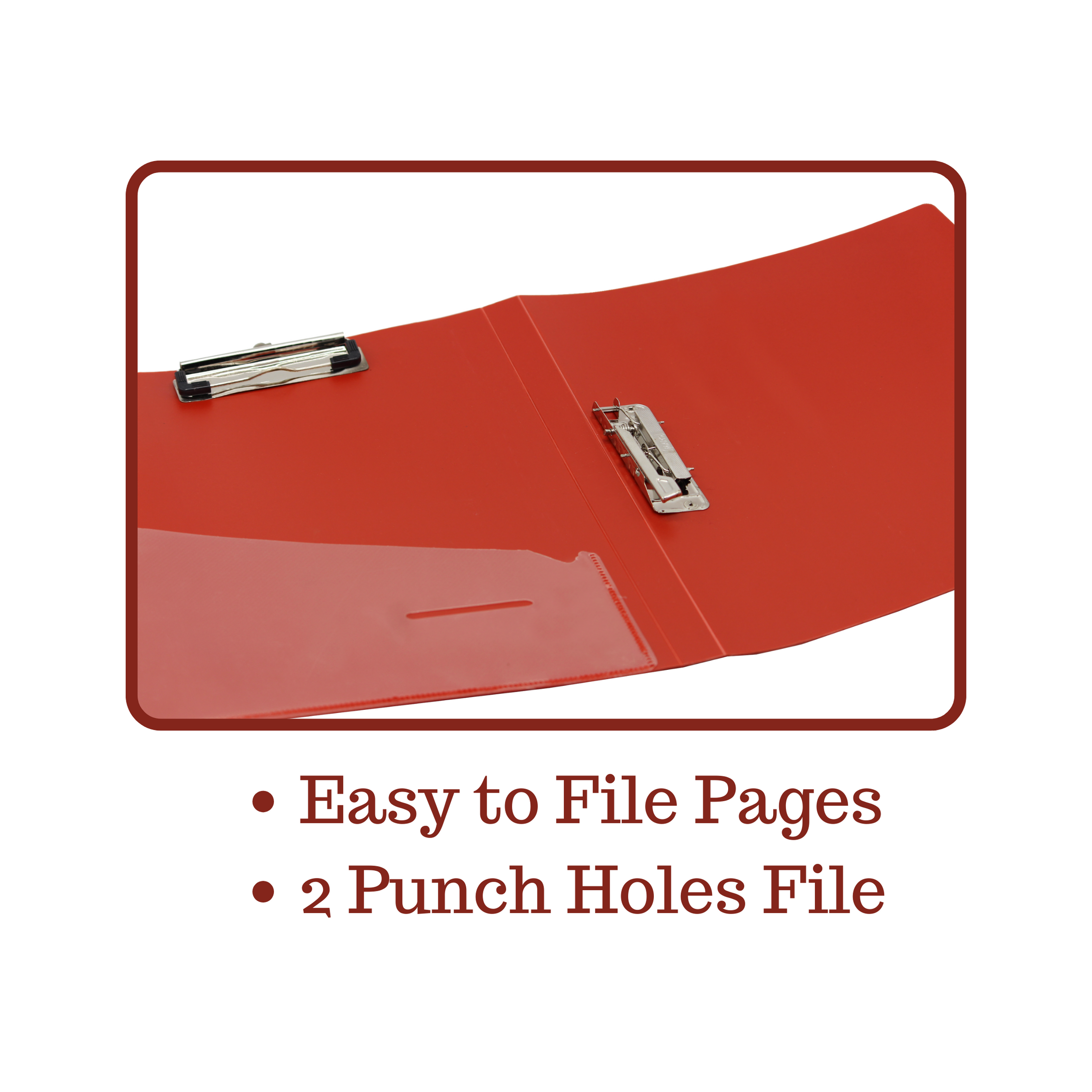 Keny Double Clip File | With Timex & Wire Clip | FC Size