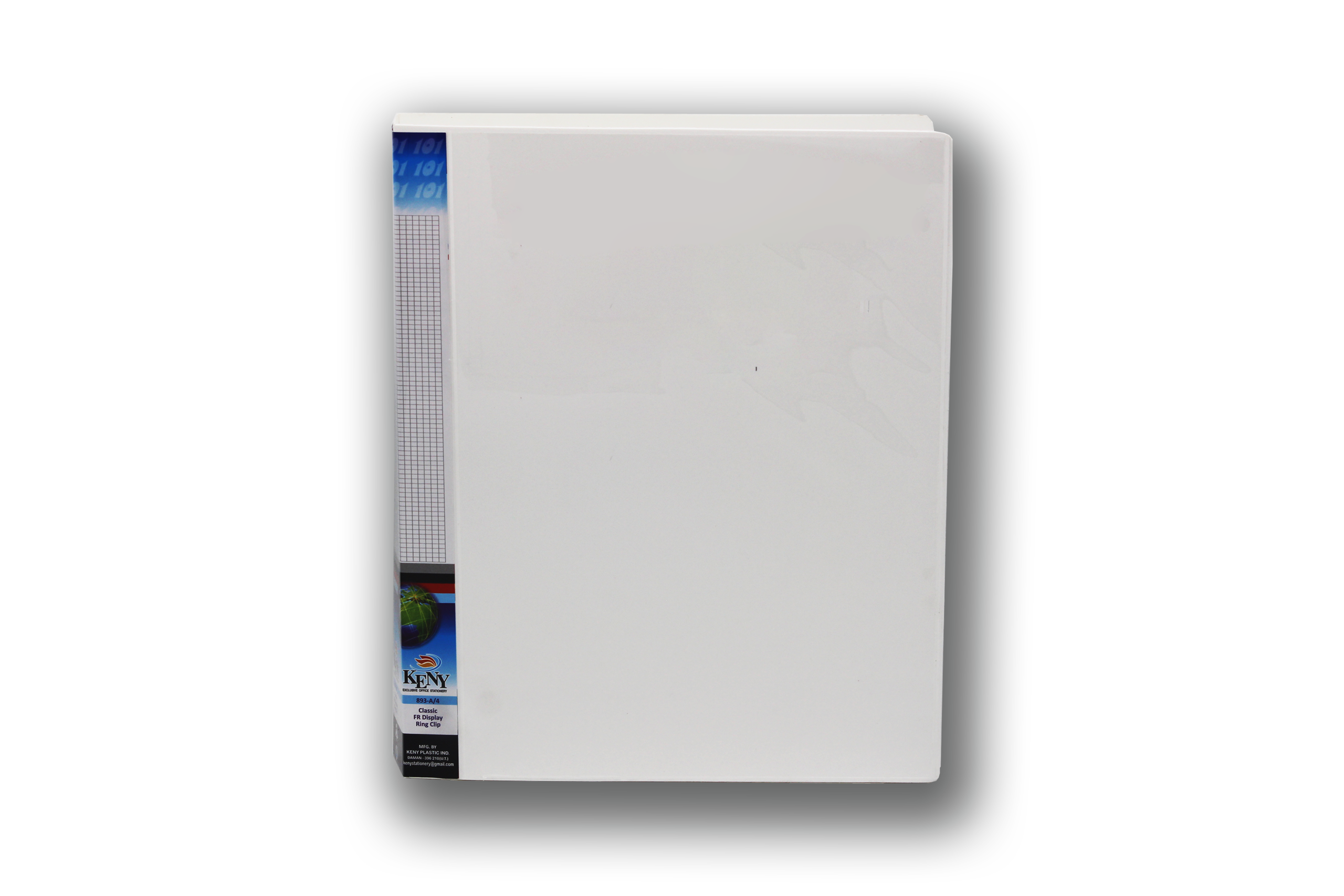 Keny Front View Pocket Ring Binder File | 2D 25 mm Clip |  A4 Size