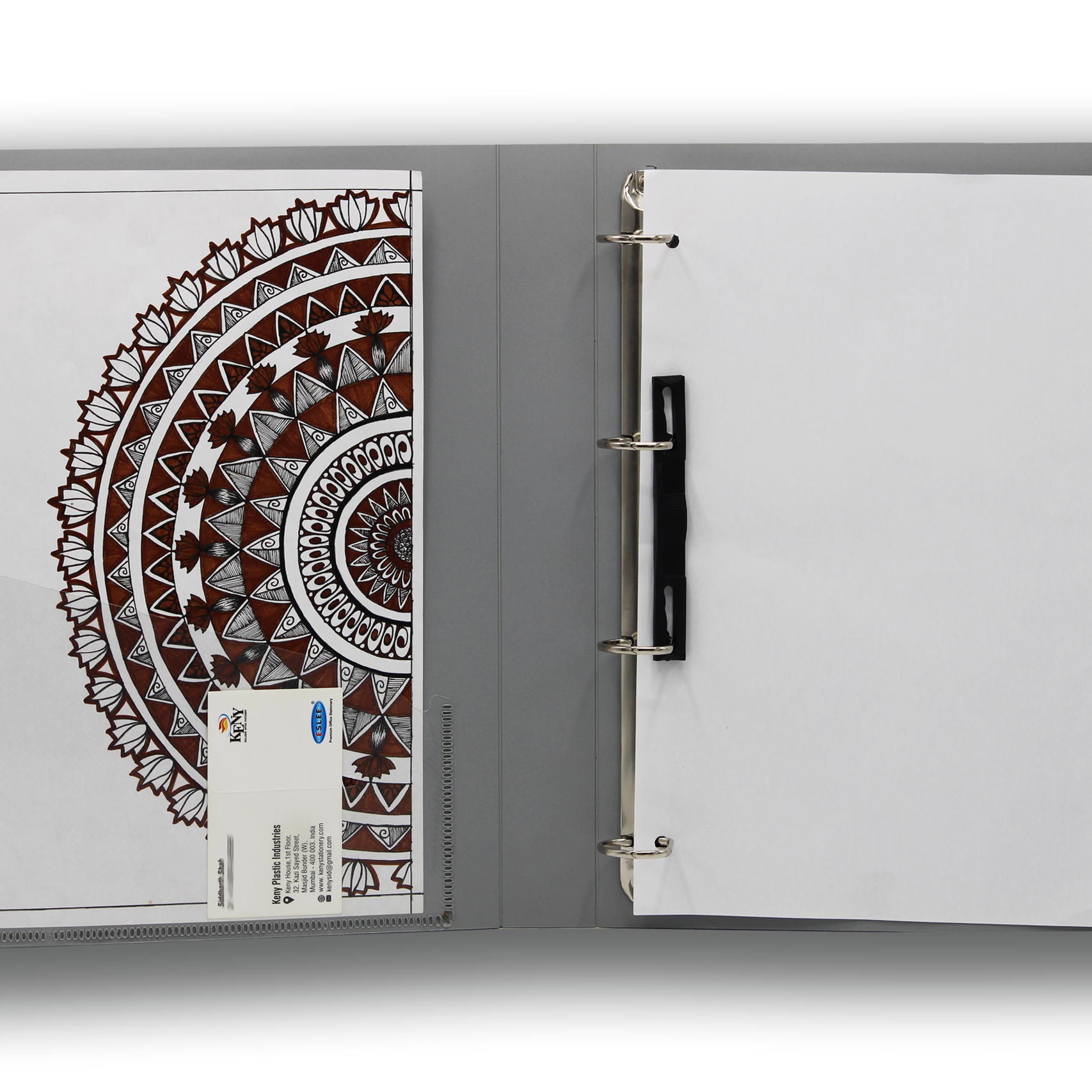 Keny Ring Binder File | 4D 25 mm Clip | Thin File | A4 Size