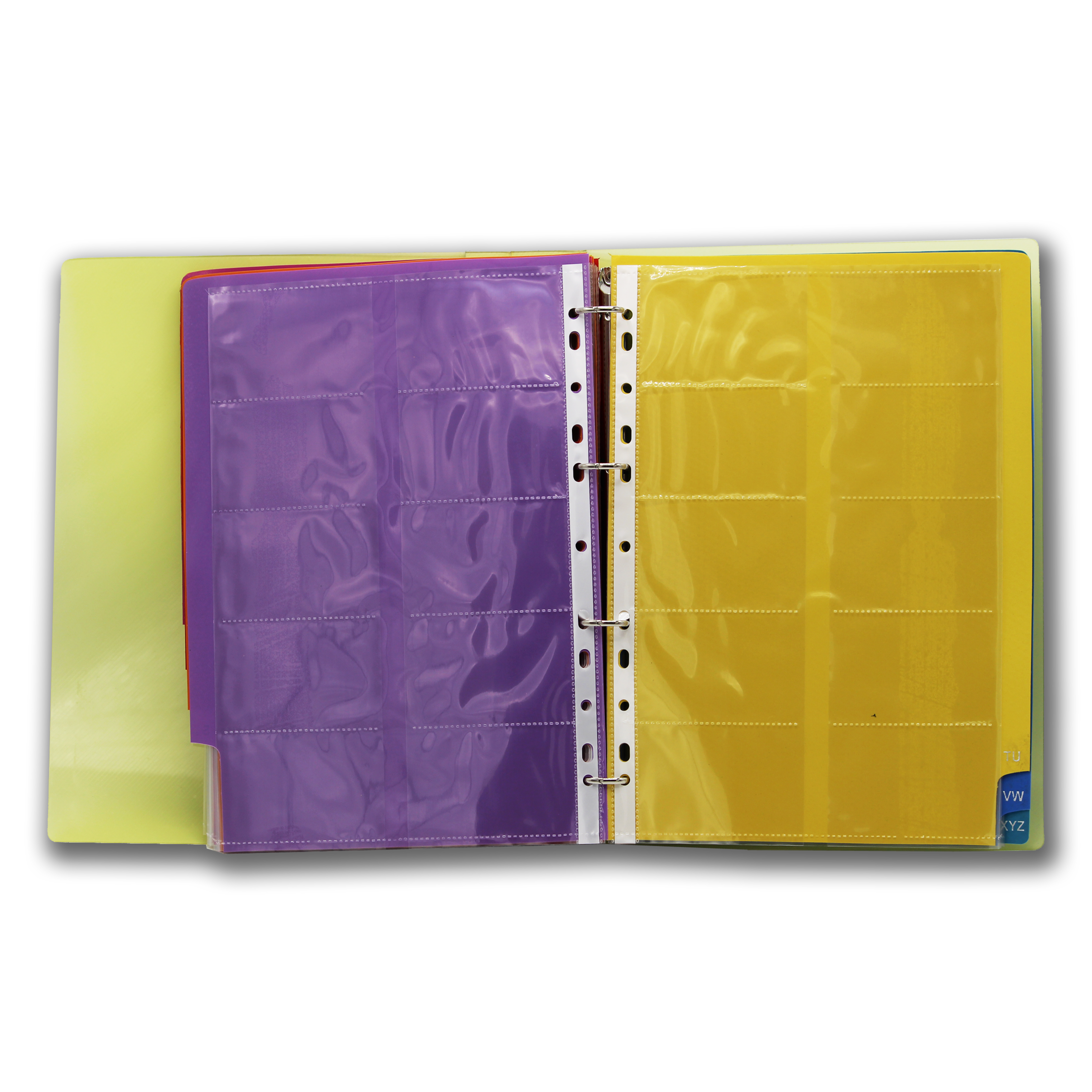 Keny Business Card Folder | 10 Card Slots | 800 Pockets With Index Set