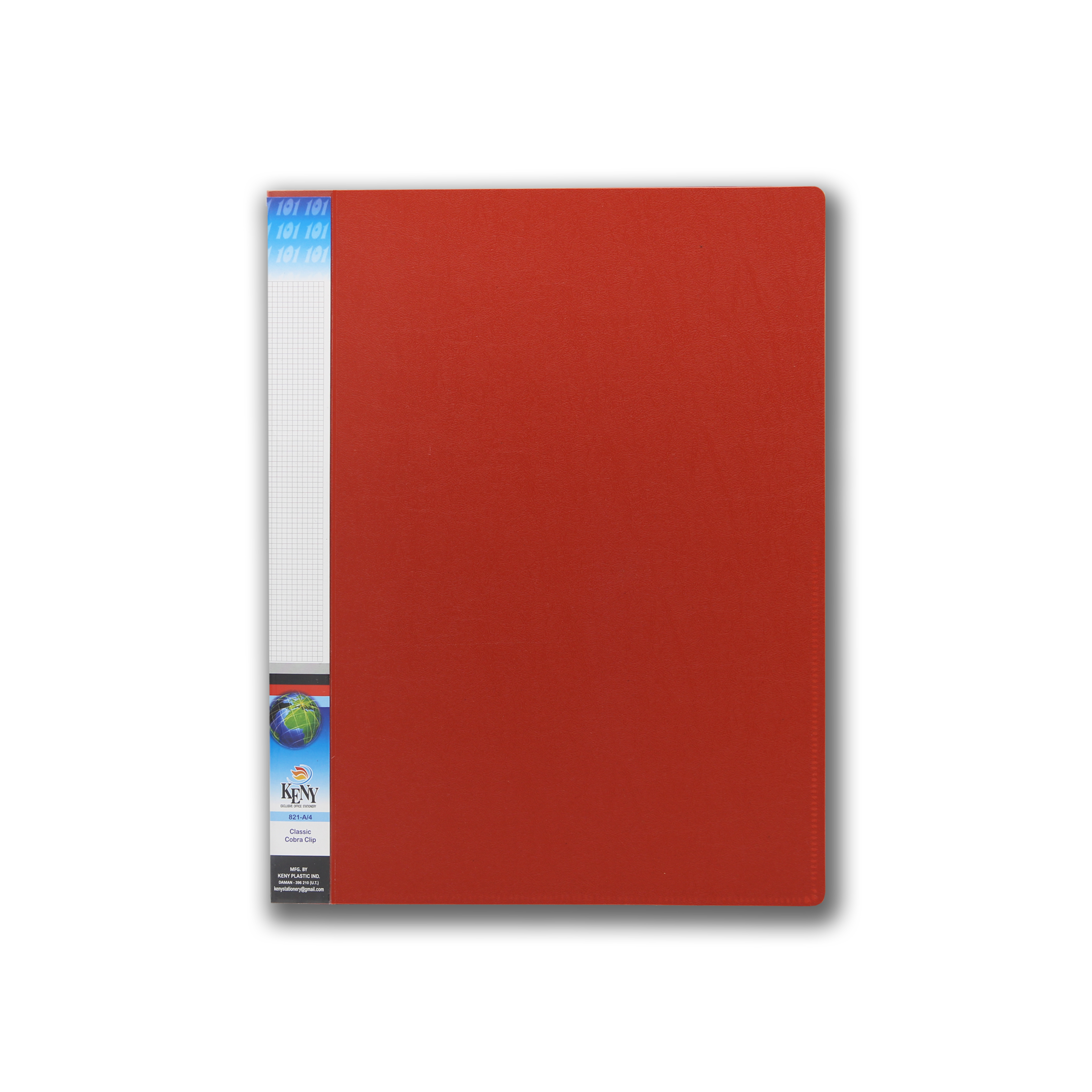 Keny Ring Binder File | 2D 25 mm Clip | Thin File | A4 Size
