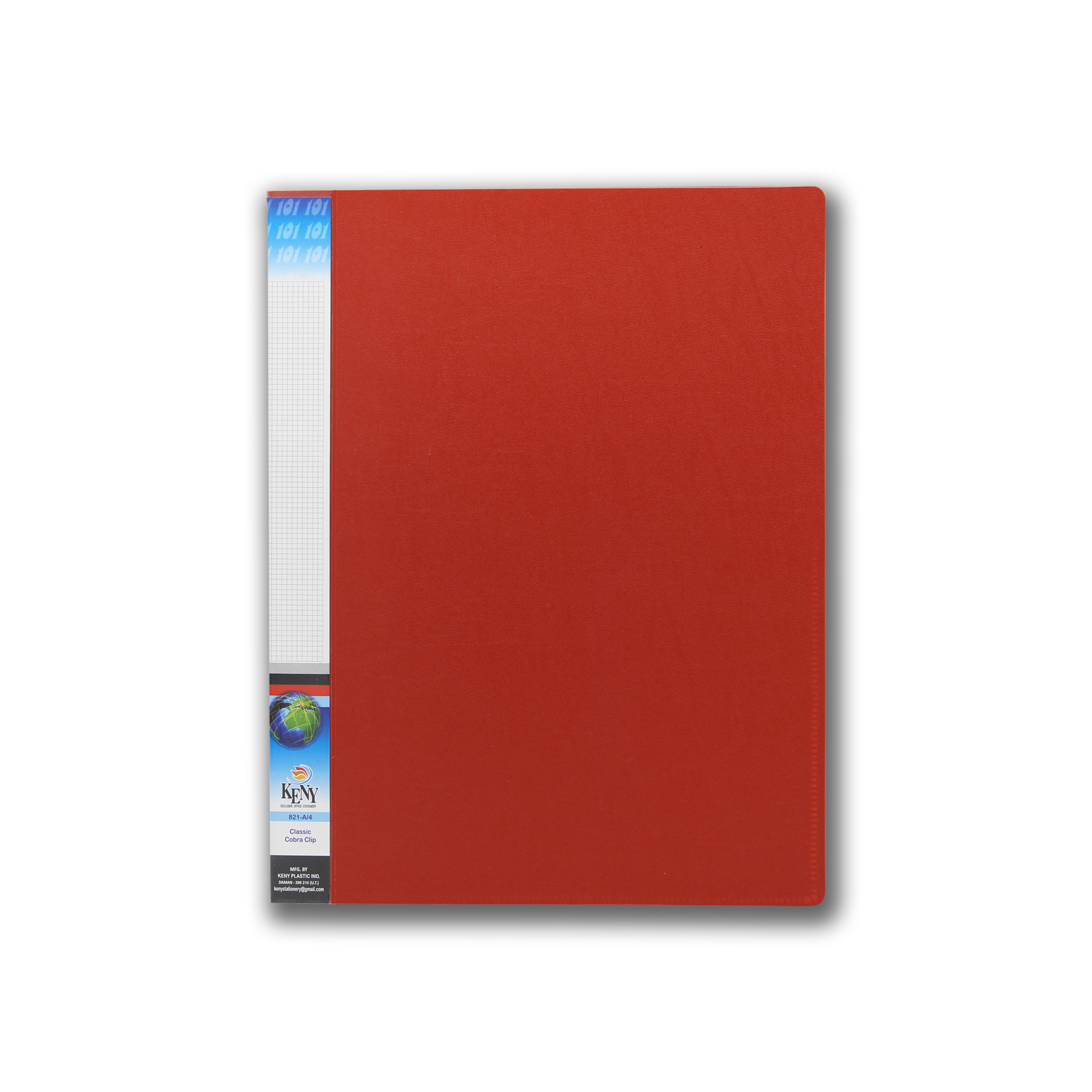 Keny Ring Binder File | 2D 25 mm Clip | Thin File | A4 Size