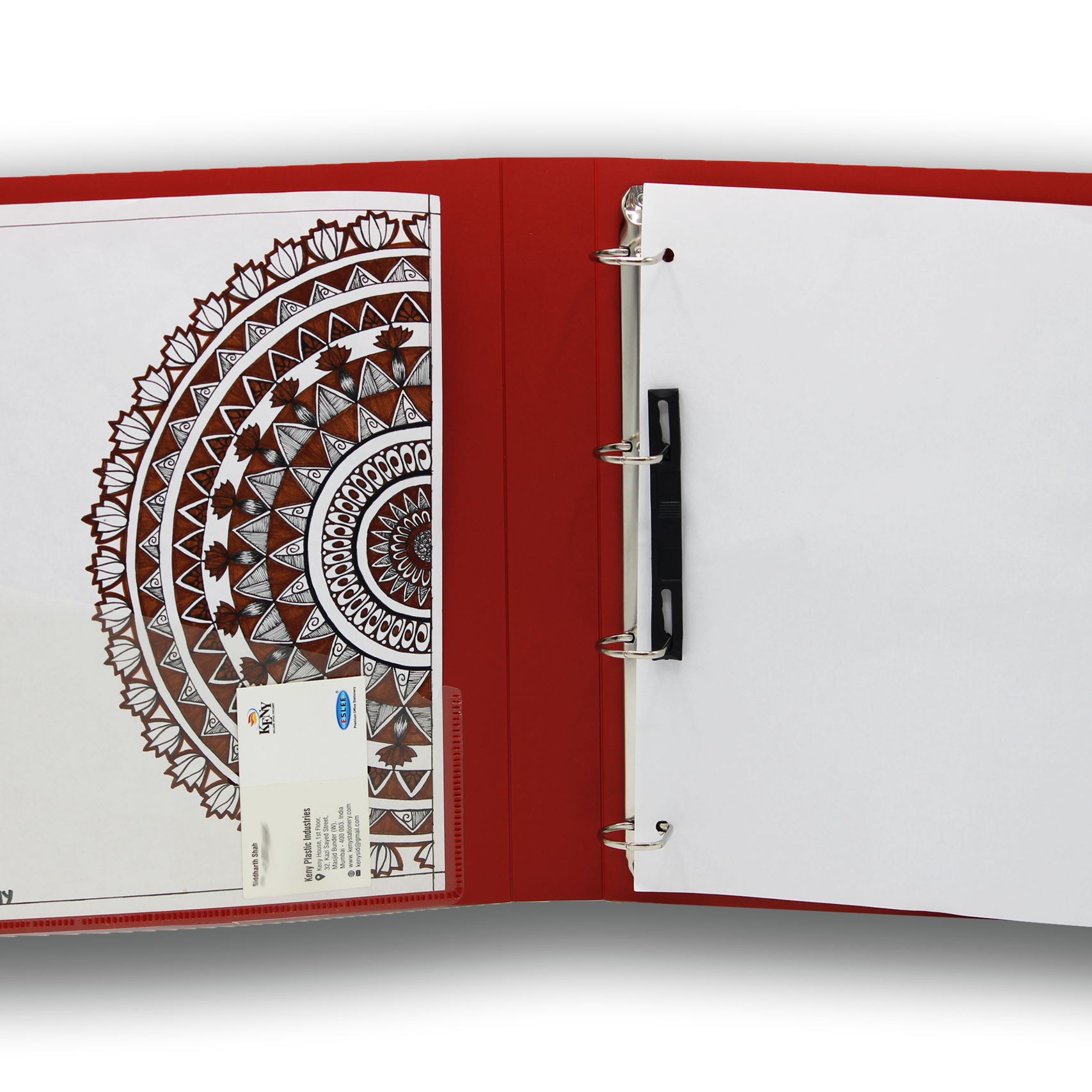 Keny Ring Binder File | 4D 25 mm Clip | Thin File | A4 Size