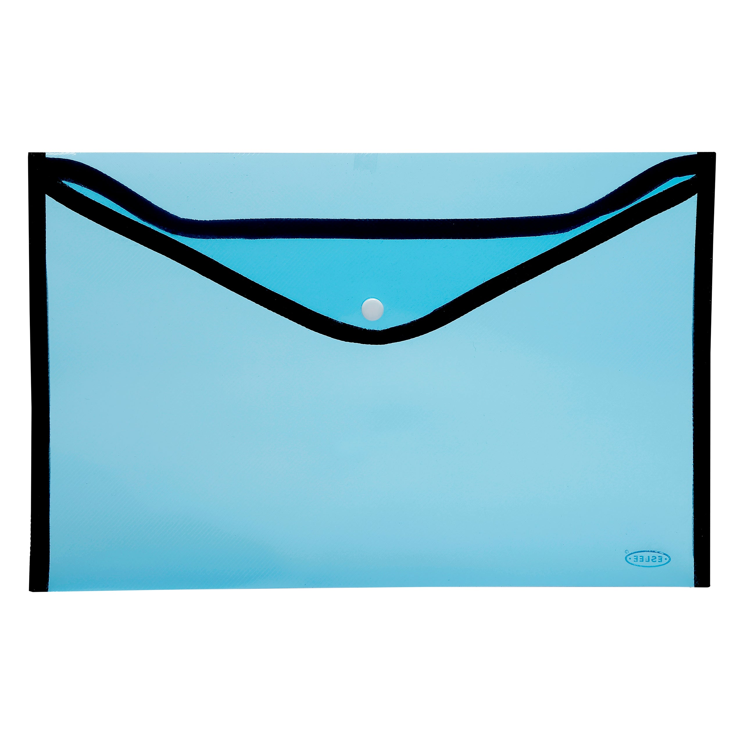 Eslee Crossline Envelope File | With Stitch Border | A4 Size | Pack of 10