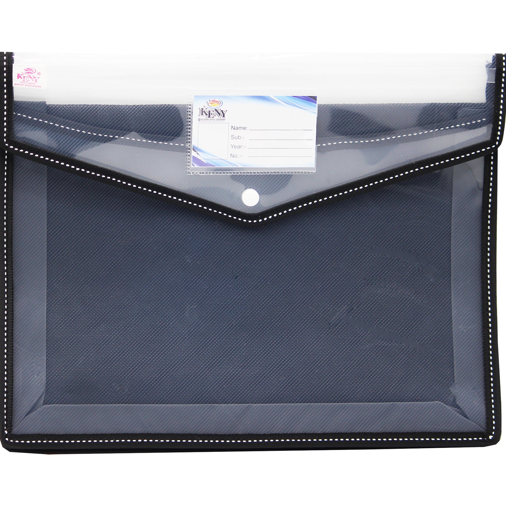 Keny Document Wallet With Back Pocket | Expandable Folder | FC Size