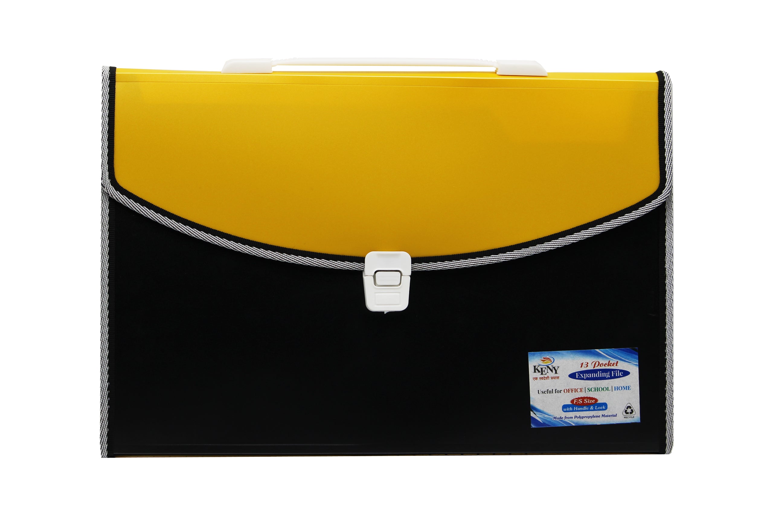 Keny Expanding File | Piano File with 13 Pockets | FC Size