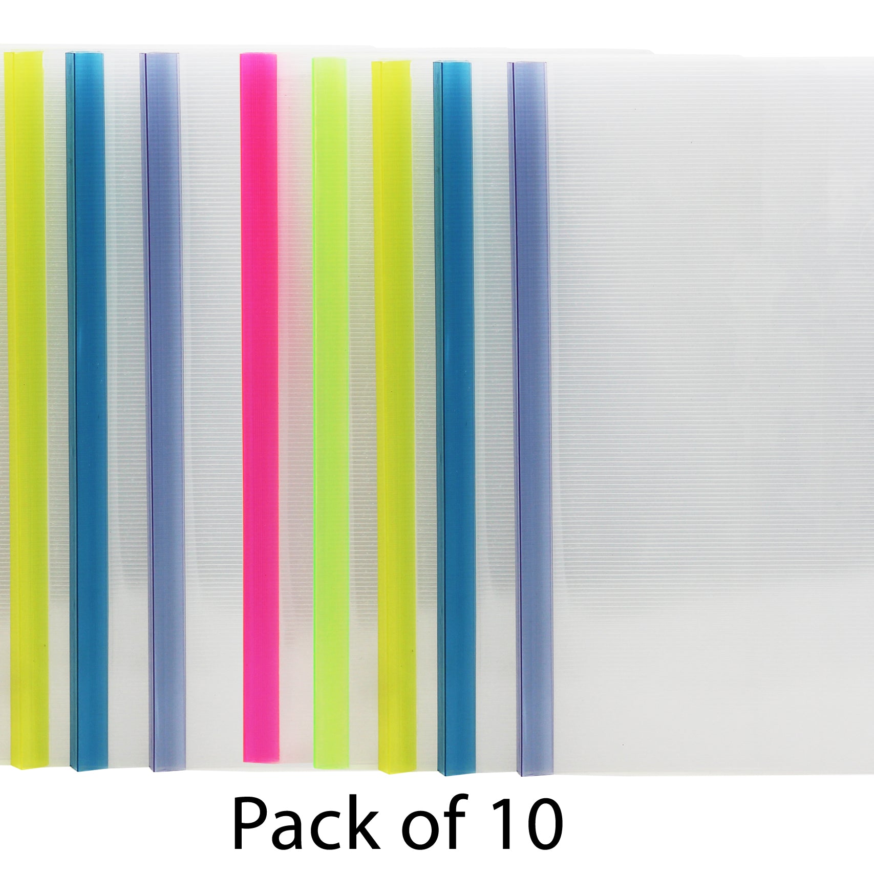 Keny Straightline Strip File | Report Cover | A4 Size | Pack of 10