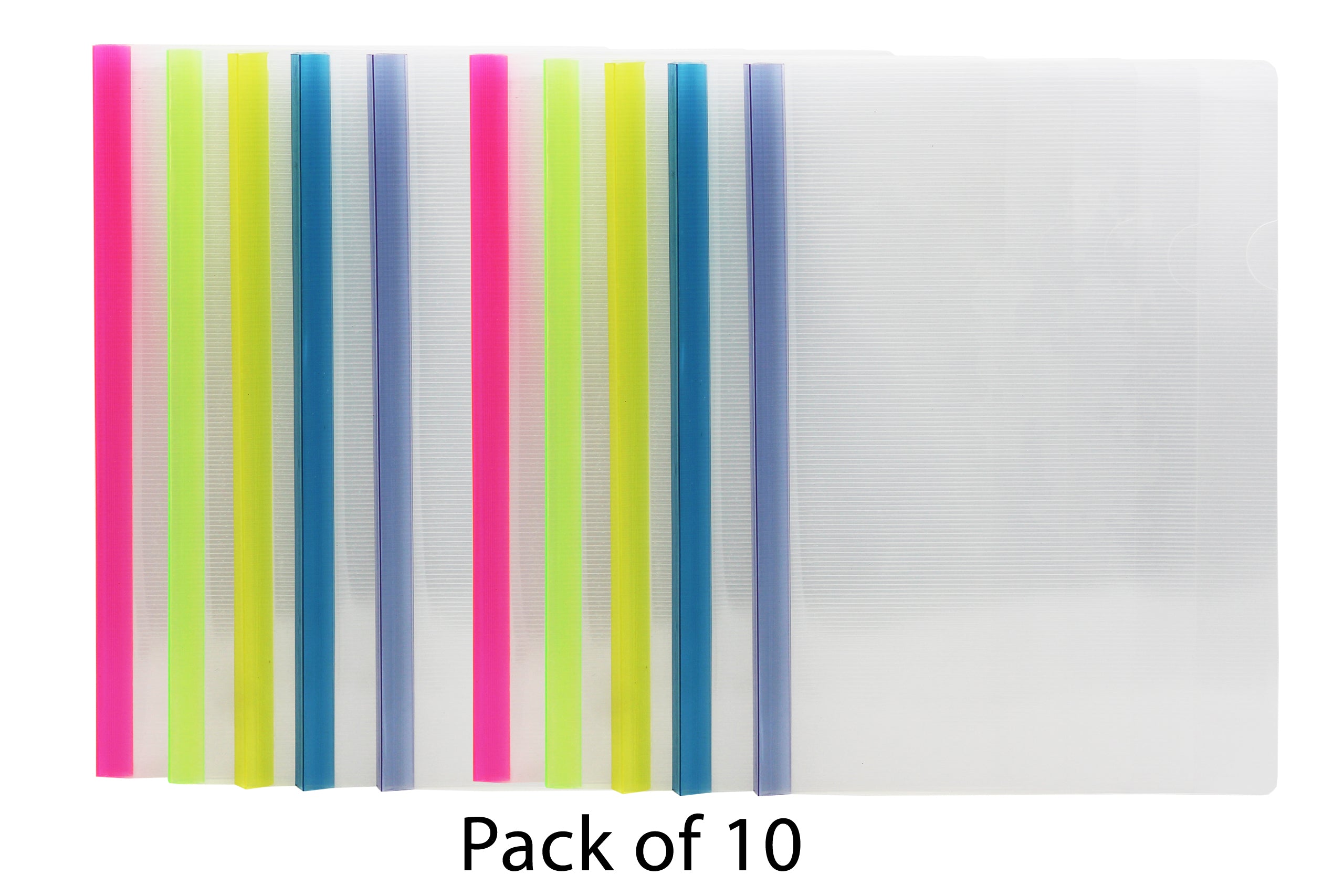 Keny Straightline Strip File | Report Cover | A4 Size | Pack of 10