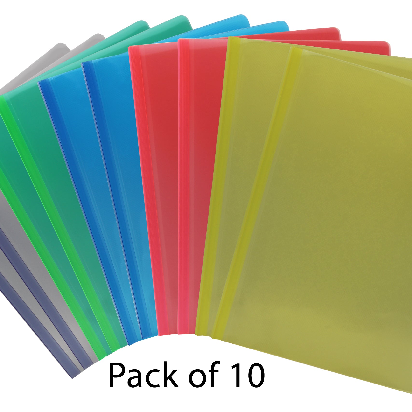 Keny Multi-Colour Crossline Strip File | Report File | A4 Size | Pack of 12