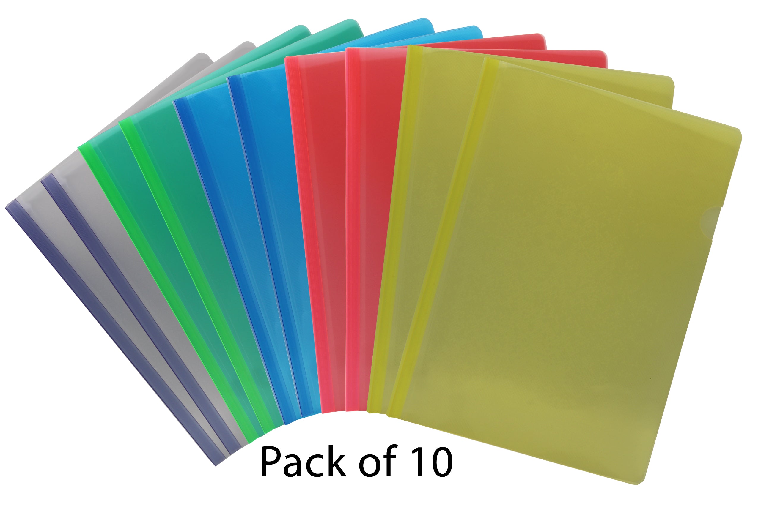 Keny Multi-Colour Crossline Strip File | Report File | A4 Size | Pack of 12