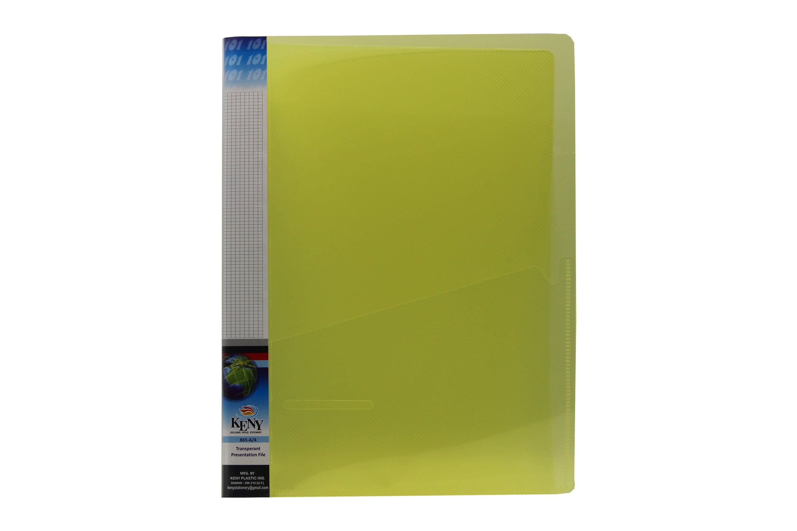 Keny Presentation Report File | A4 Size | Pack Of 10