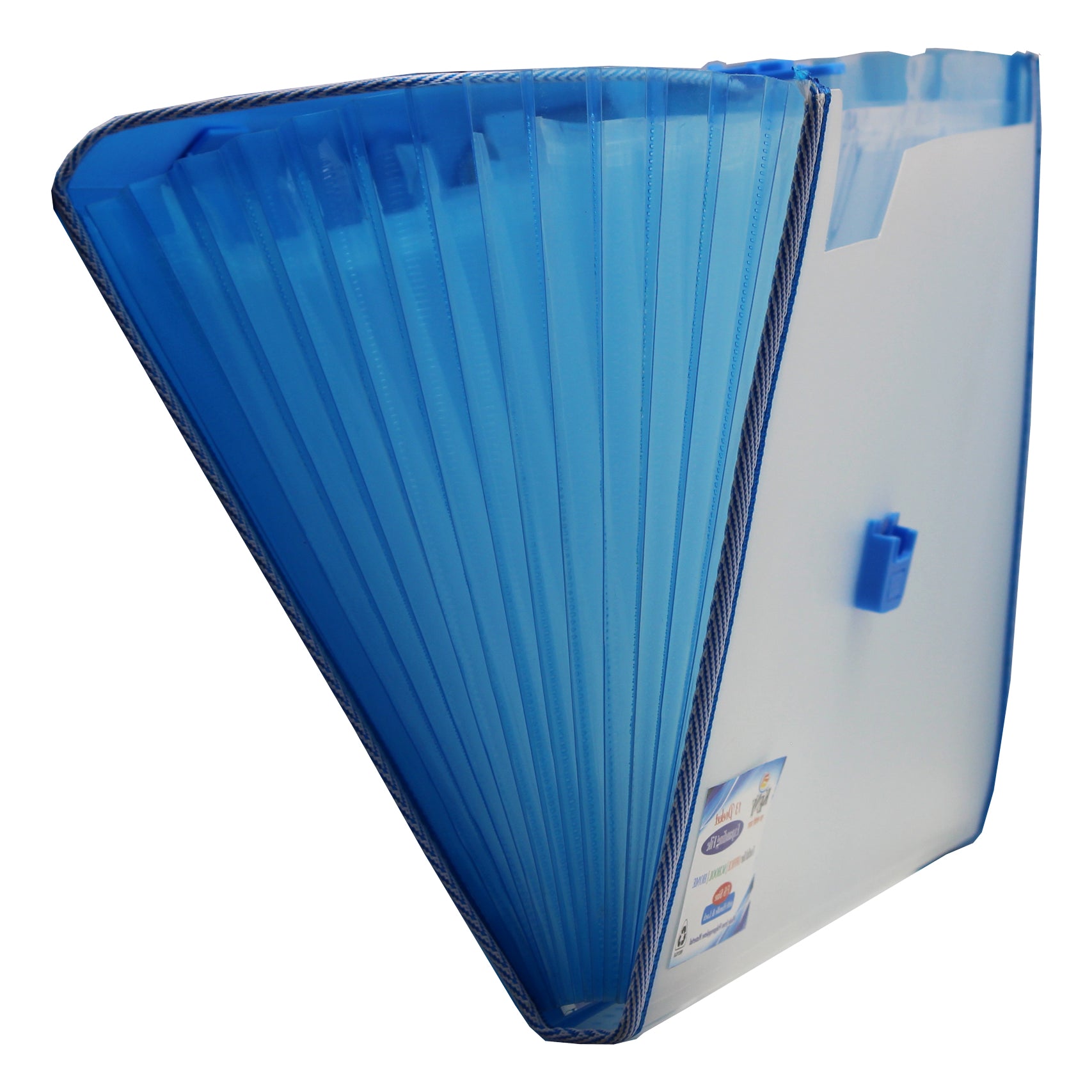 Keny Trasparent Expanding File | Piano File with 13 Pockets | FC Size