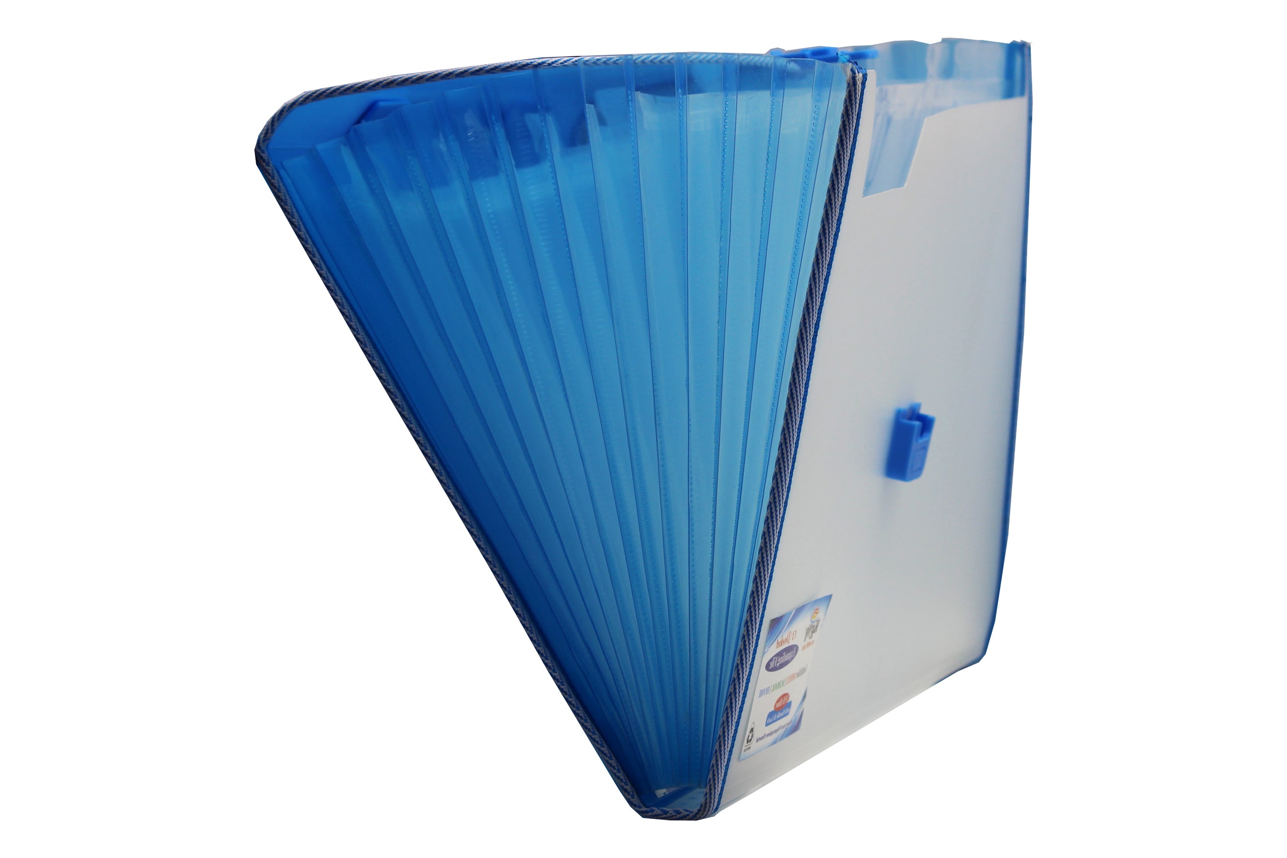 Keny Trasparent Expanding File | Piano File with 13 Pockets | FC Size