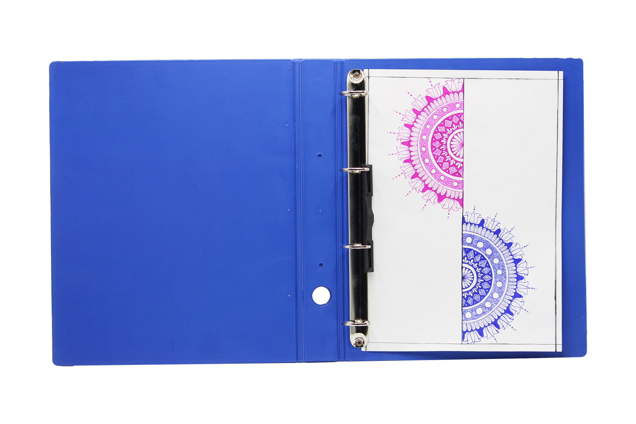 Keny Moulded Ring Binder File | 4D 25 mm Clip | Heavy-Duty File | A4 Size