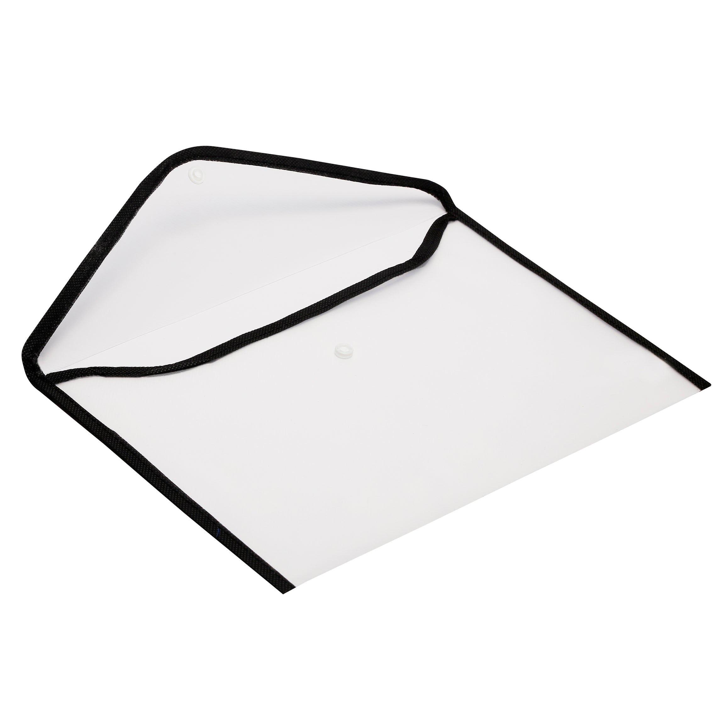 Eslee Crossline Envelope File | With Stitch Border | A4 Size | Pack of 10