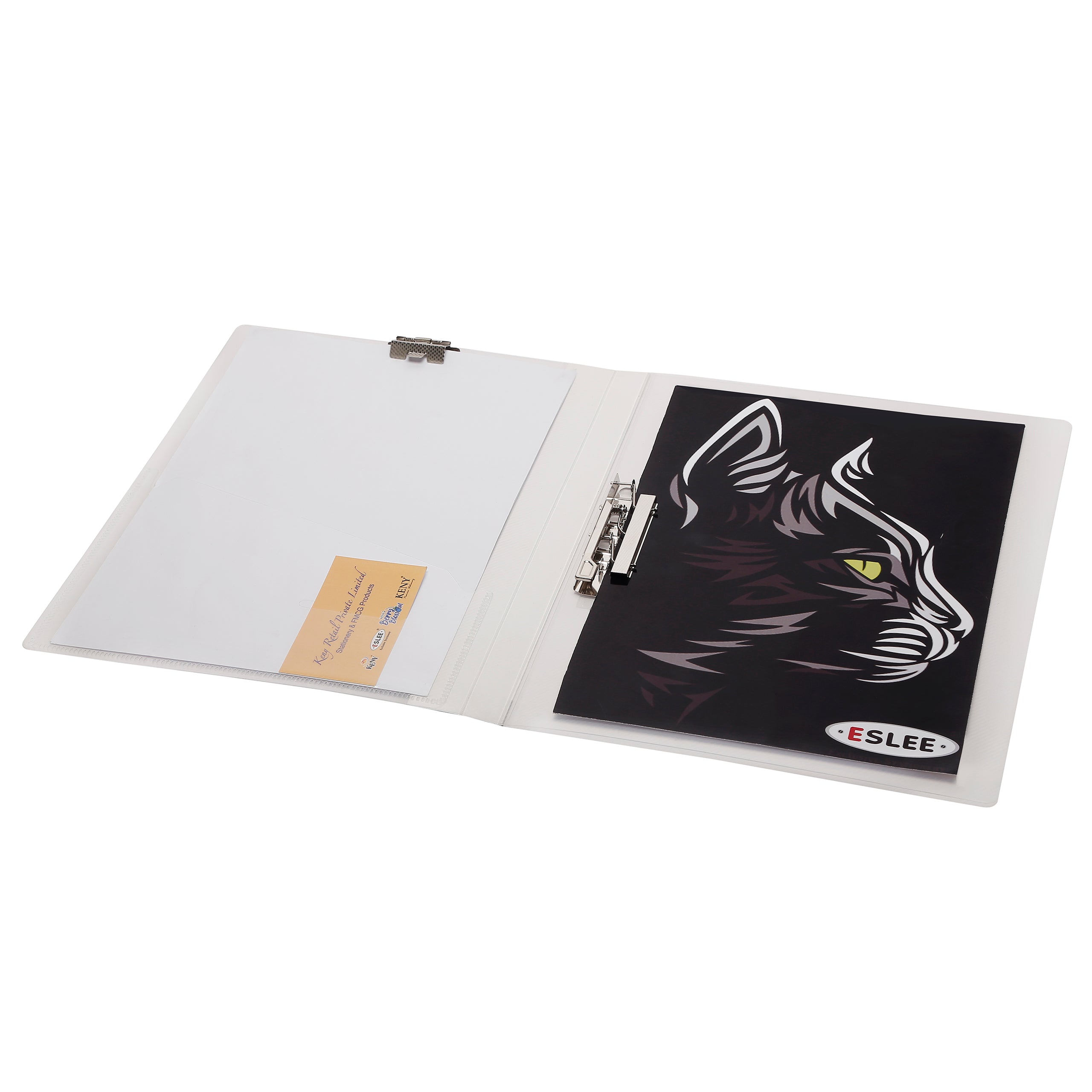 Eslee Crossline Double Clip File | Timex & Wire Clip | A4 Size