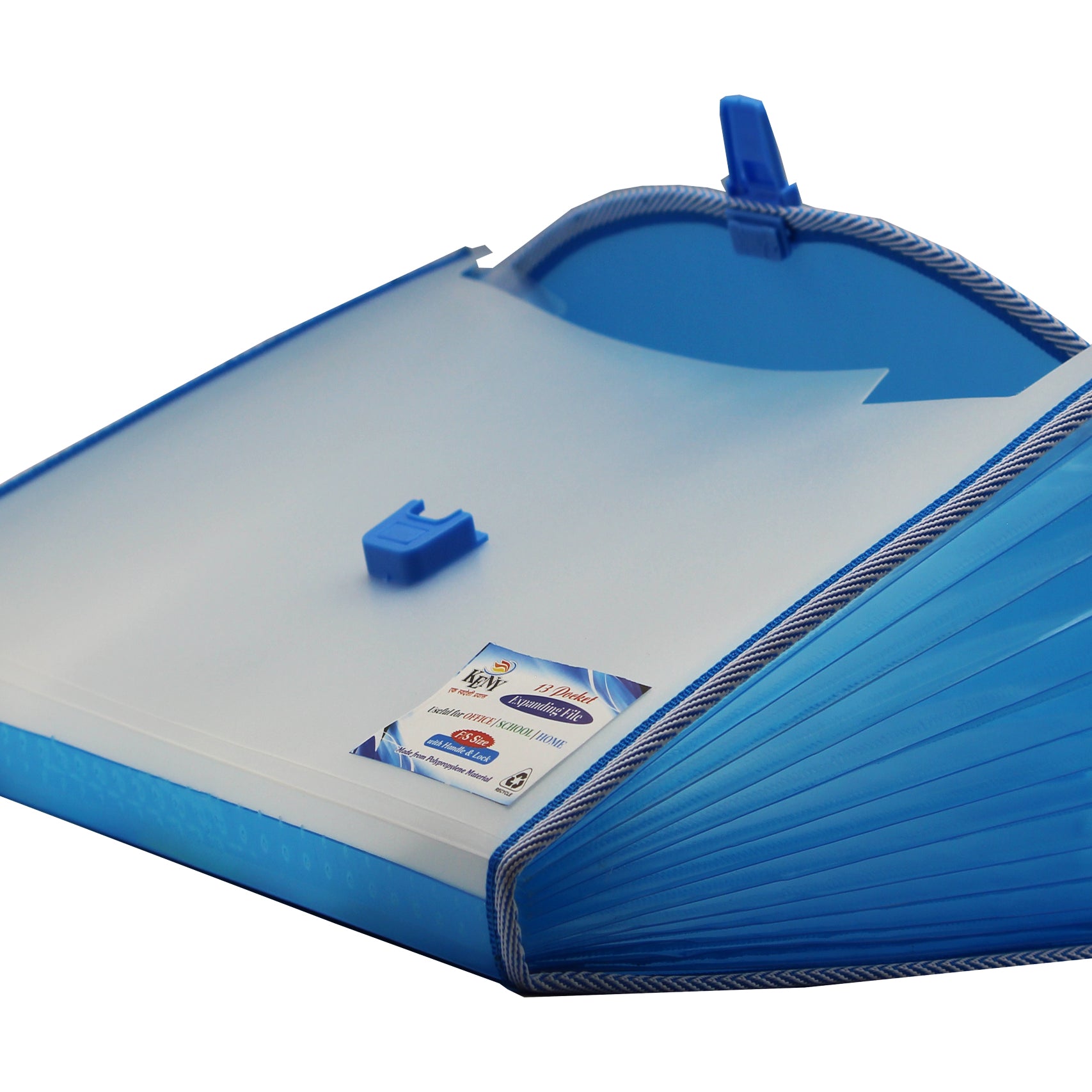 Keny Trasparent Expanding File | Piano File with 13 Pockets | FC Size