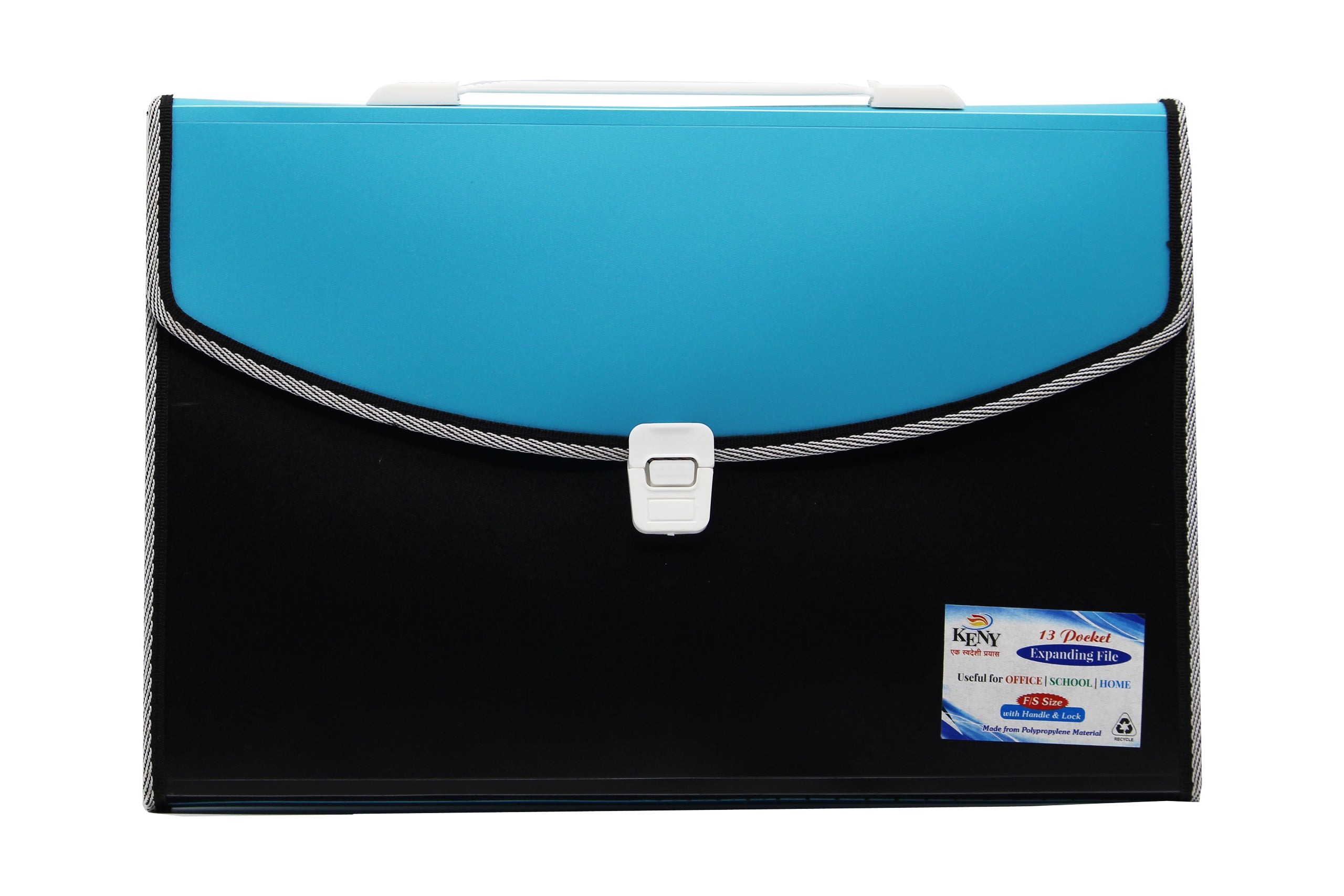 Keny Expanding File | Piano File with 13 Pockets | FC Size