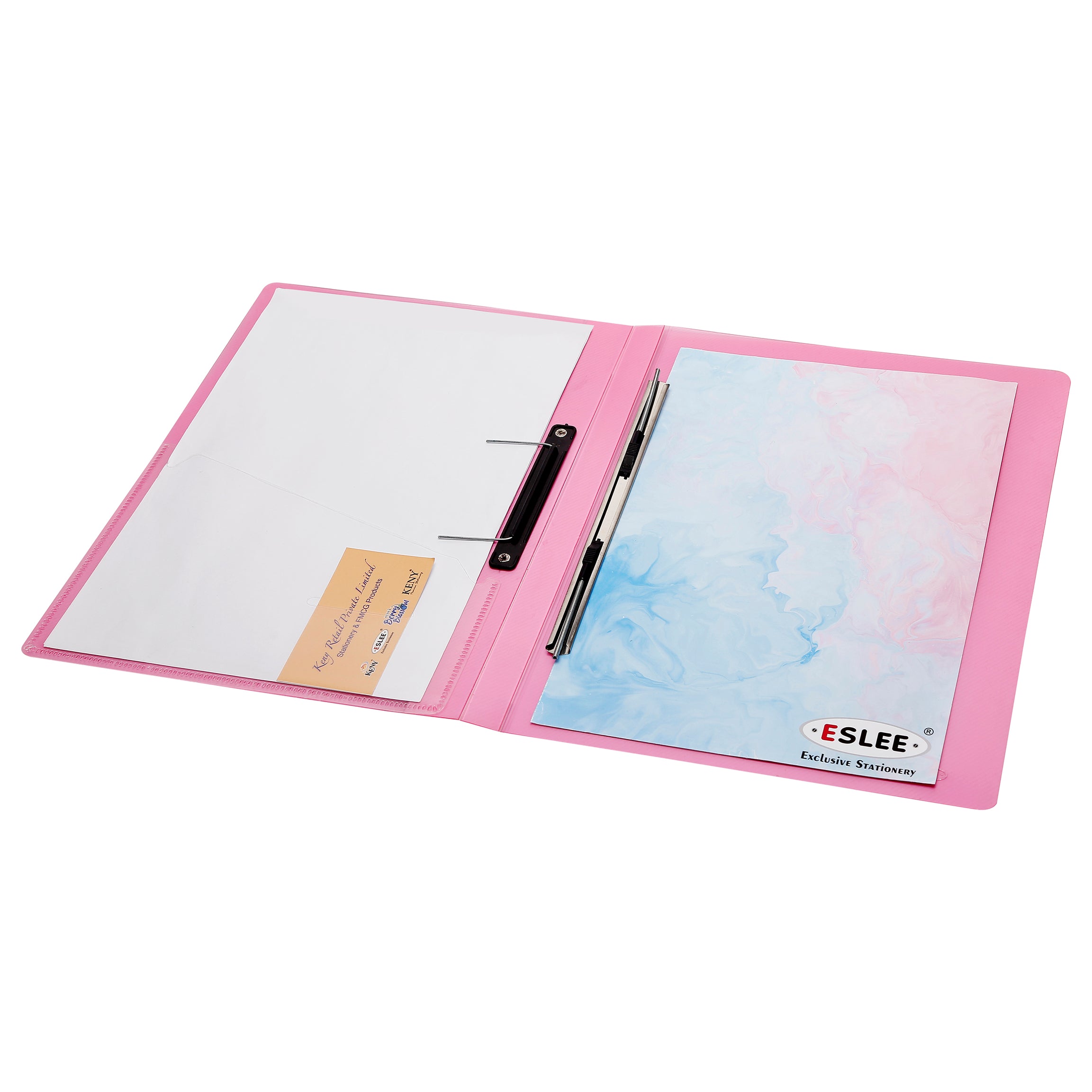 Eslee Crossline Cobra Spring Clip File | Stainless Steel Clip | FC Size