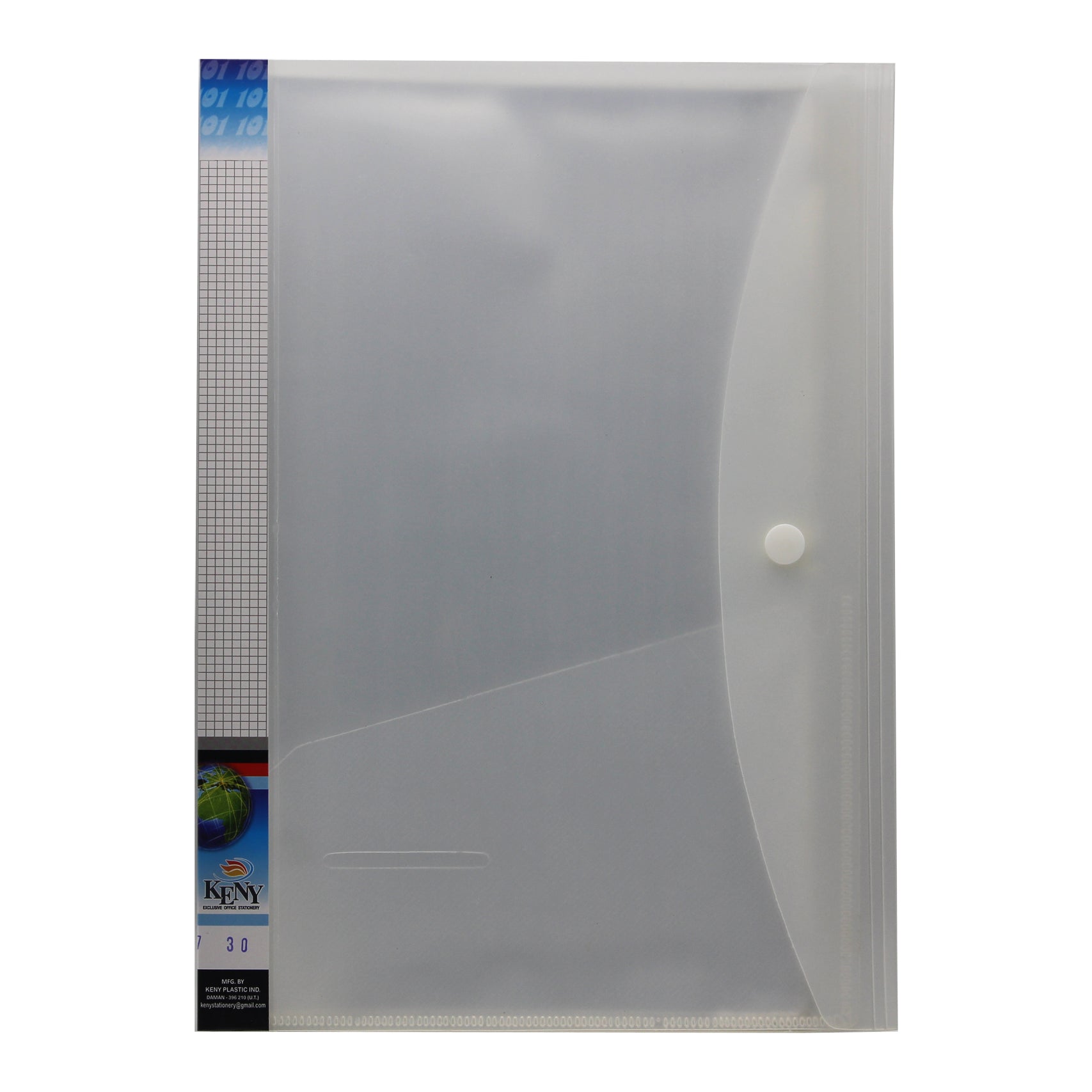 Keny Multi-utility Trasparent Display File |30 Pockets | FC Size