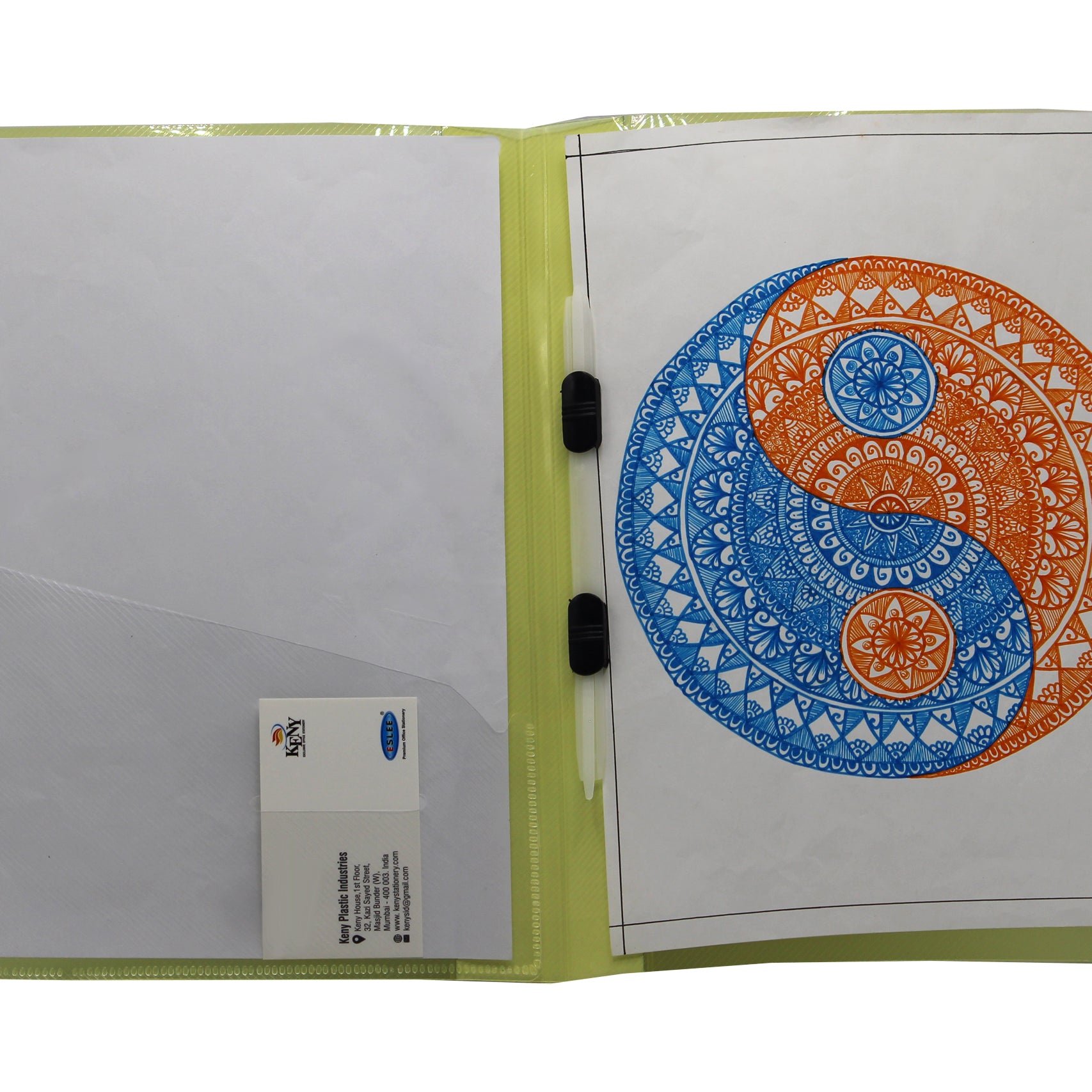 Keny Presentation Report File | Thin Jackets | A4 Size | Pack Of 10