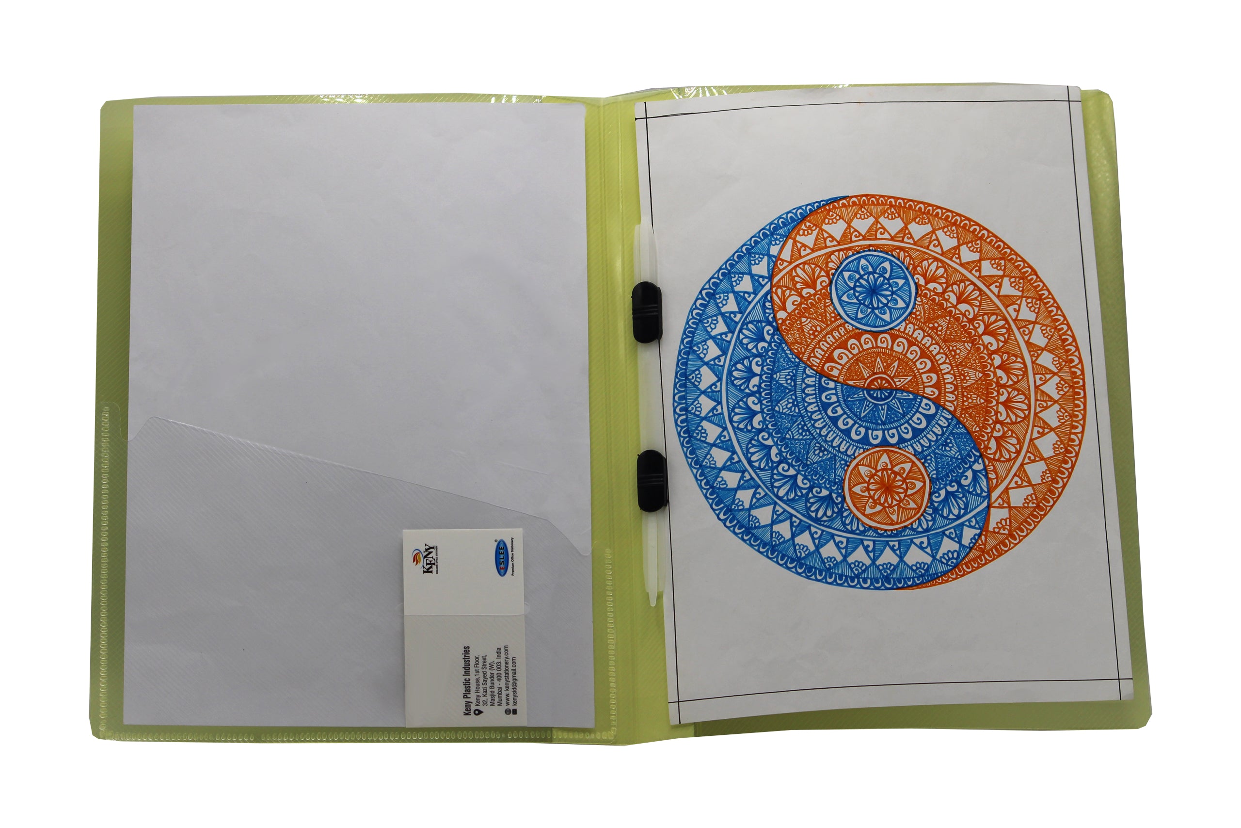 Keny Presentation Report File | Thin Jackets | A4 Size | Pack Of 10