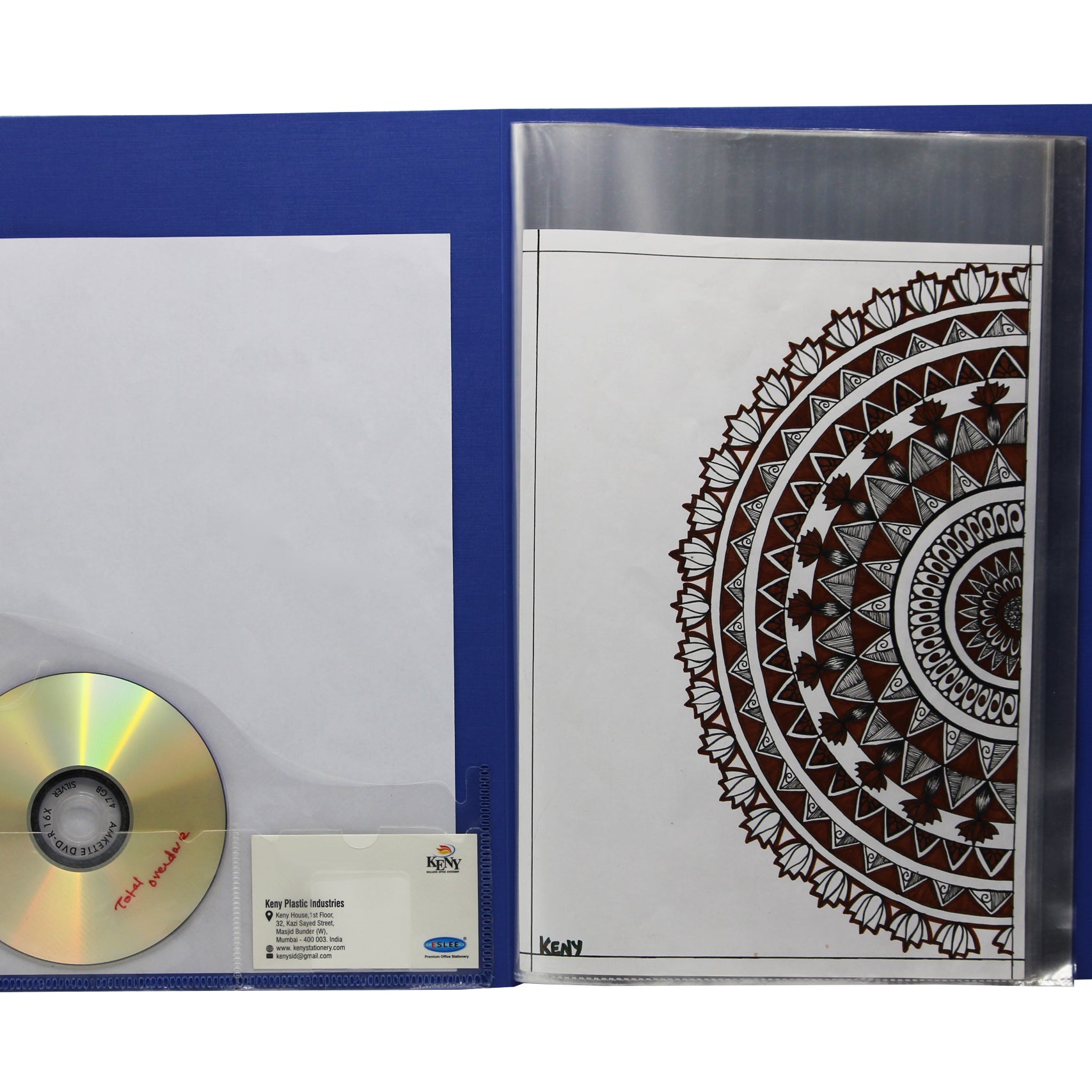 Keny Multi-utility  Display File | 10 Pockets | A4 Size