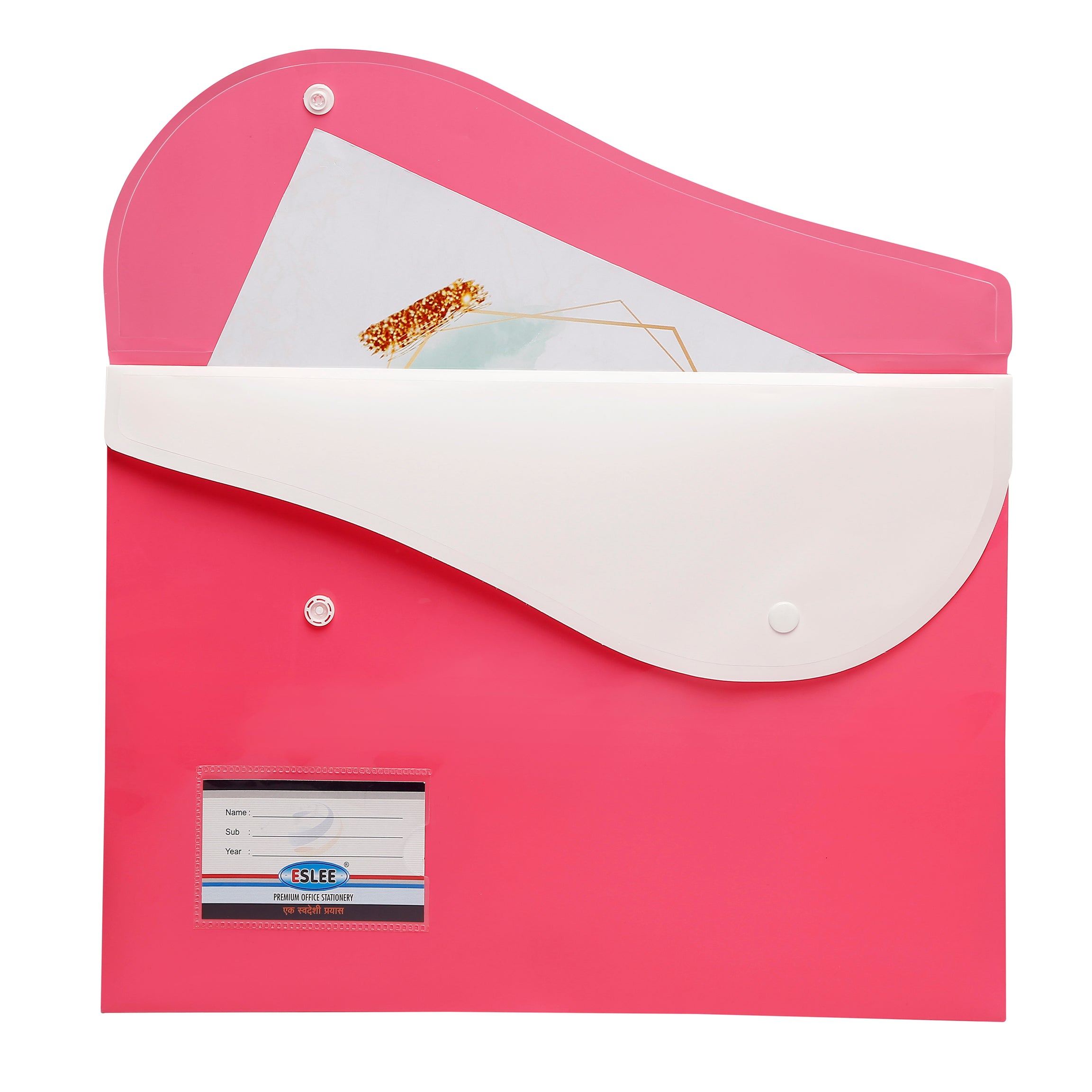 Eslee Envelope File | With Dual Pocket | FC Size | Pack of 10