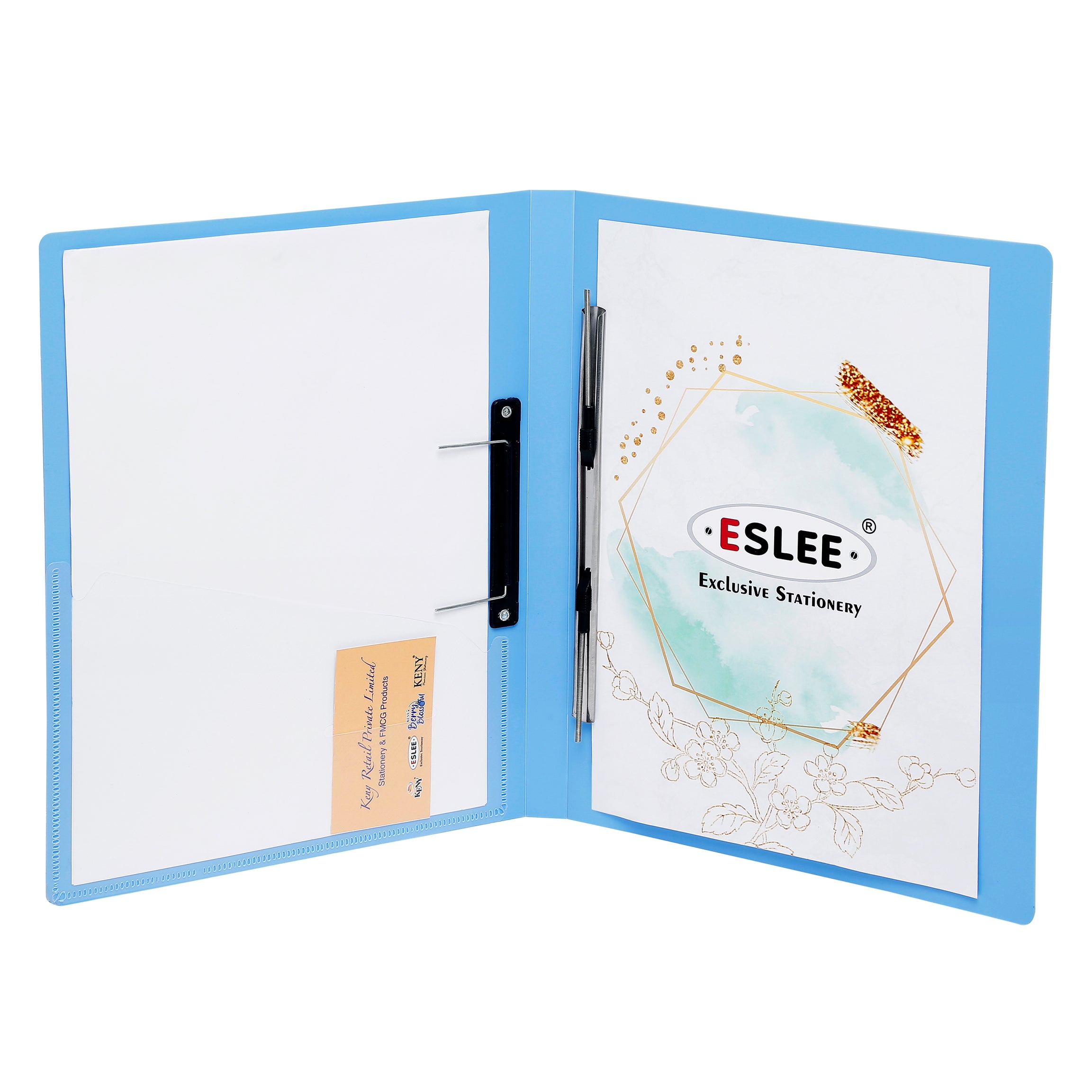 Eslee Cobra Spring Clip File | Stainless Steel Clip | A4 Size