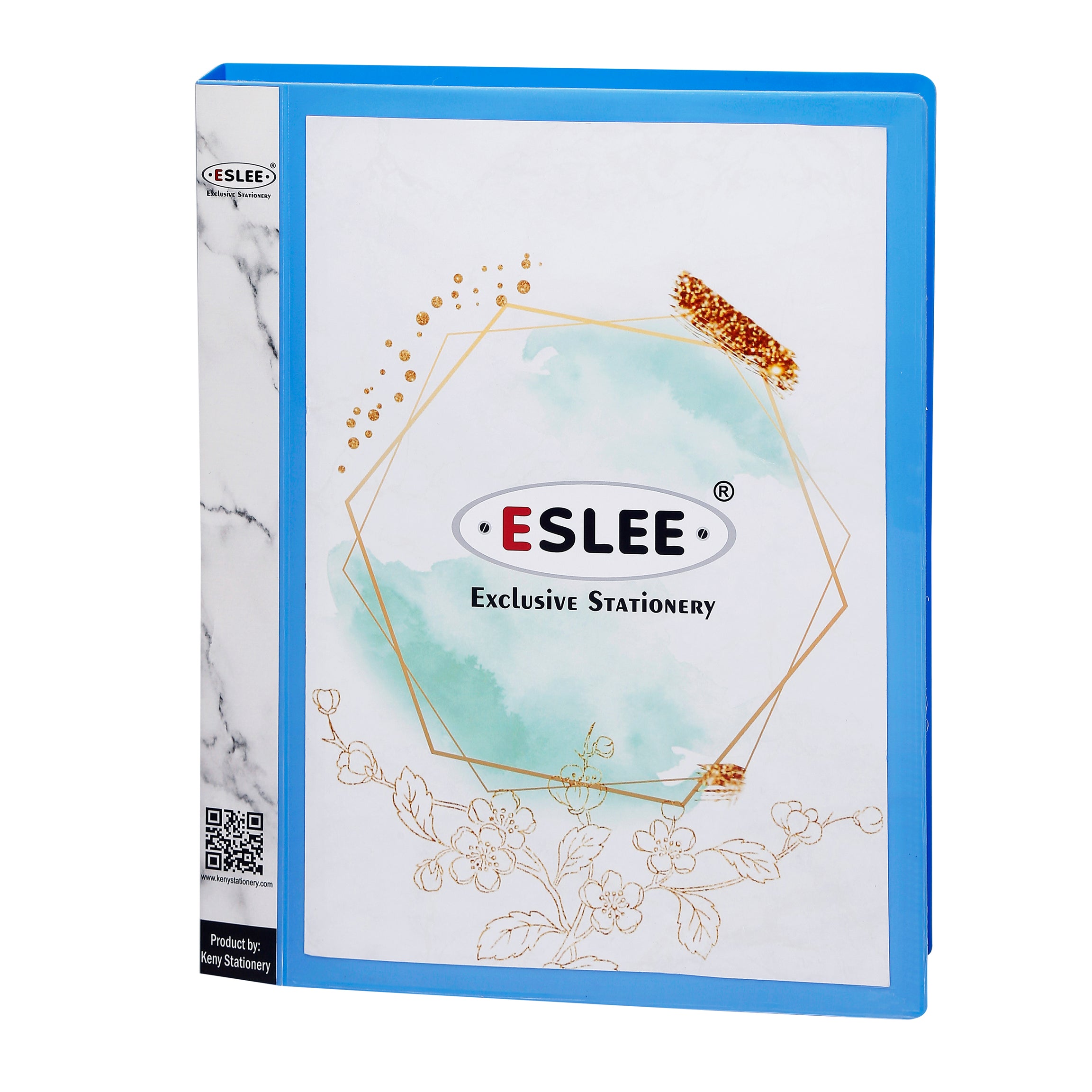 Eslee Front View Pocket Ring Binder File | 4 D 25 mm Clip |  A4 Size