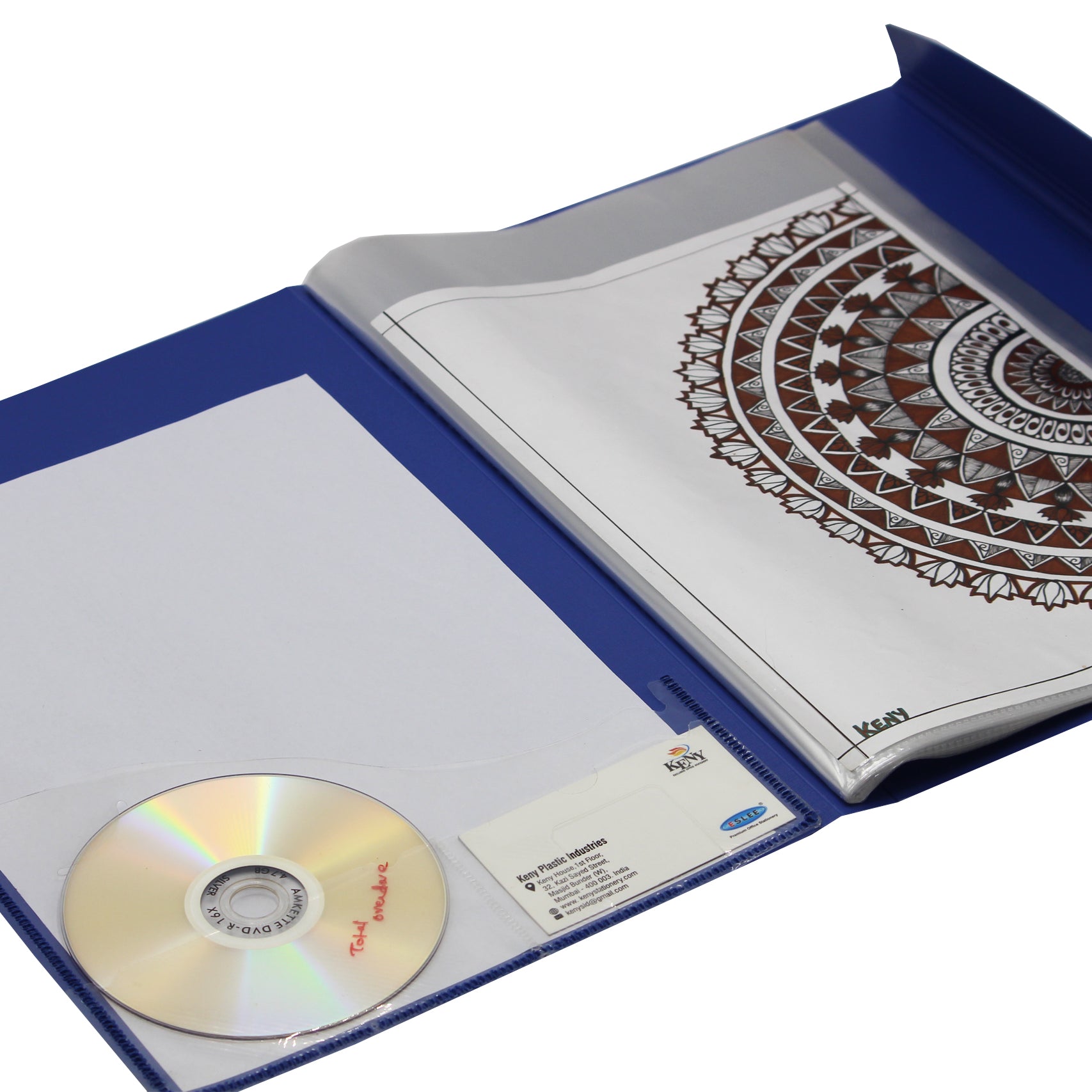 Eslee  Multi-utility Trasparent Display File | 40 Pockets | FC Size